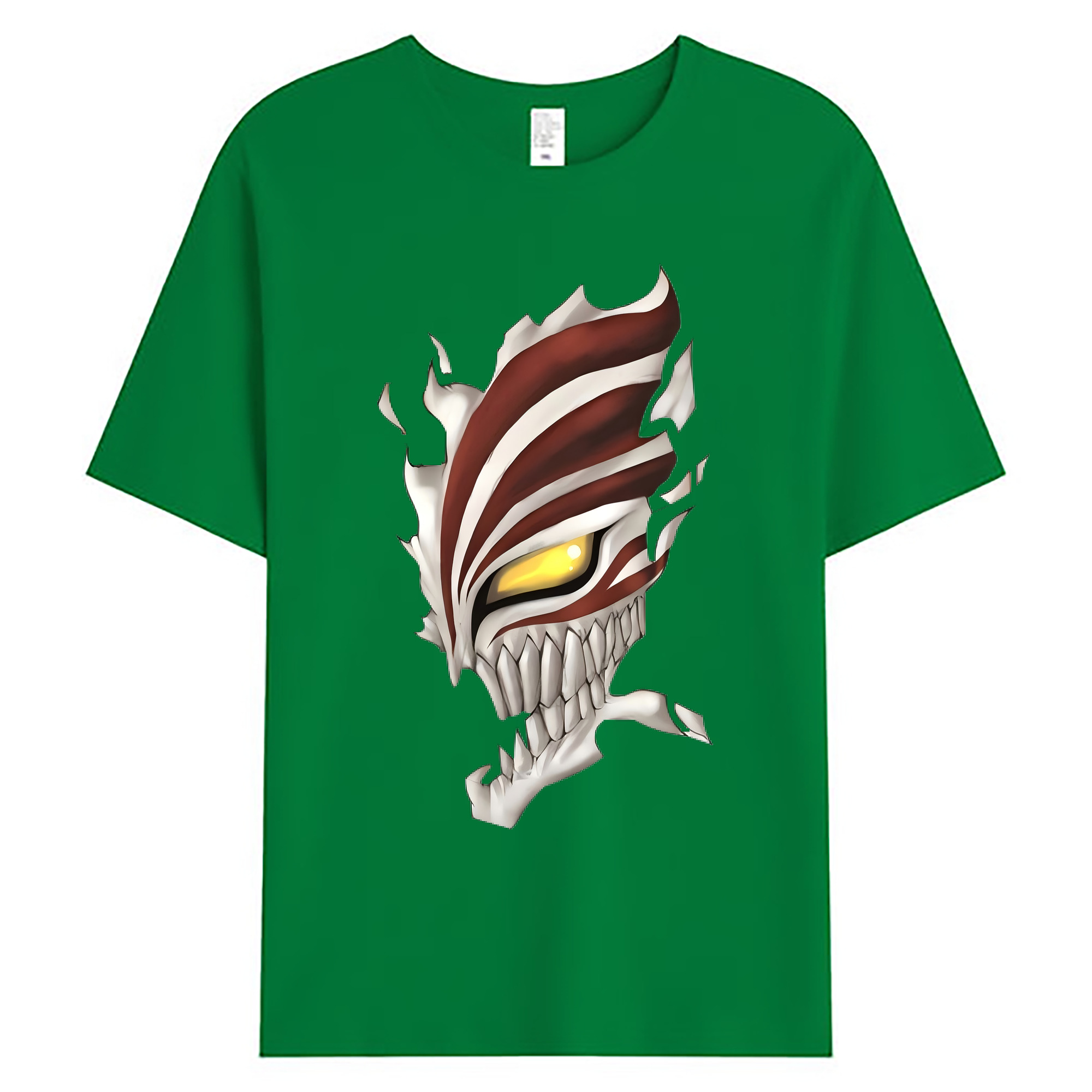 （画像用） ブリーチ 黒崎一護（くろさき いちご）BLEACH Kurosaki Ichigo 綿100％ メンズ半袖Tシャツ｜肌触りやわらか＆通気性