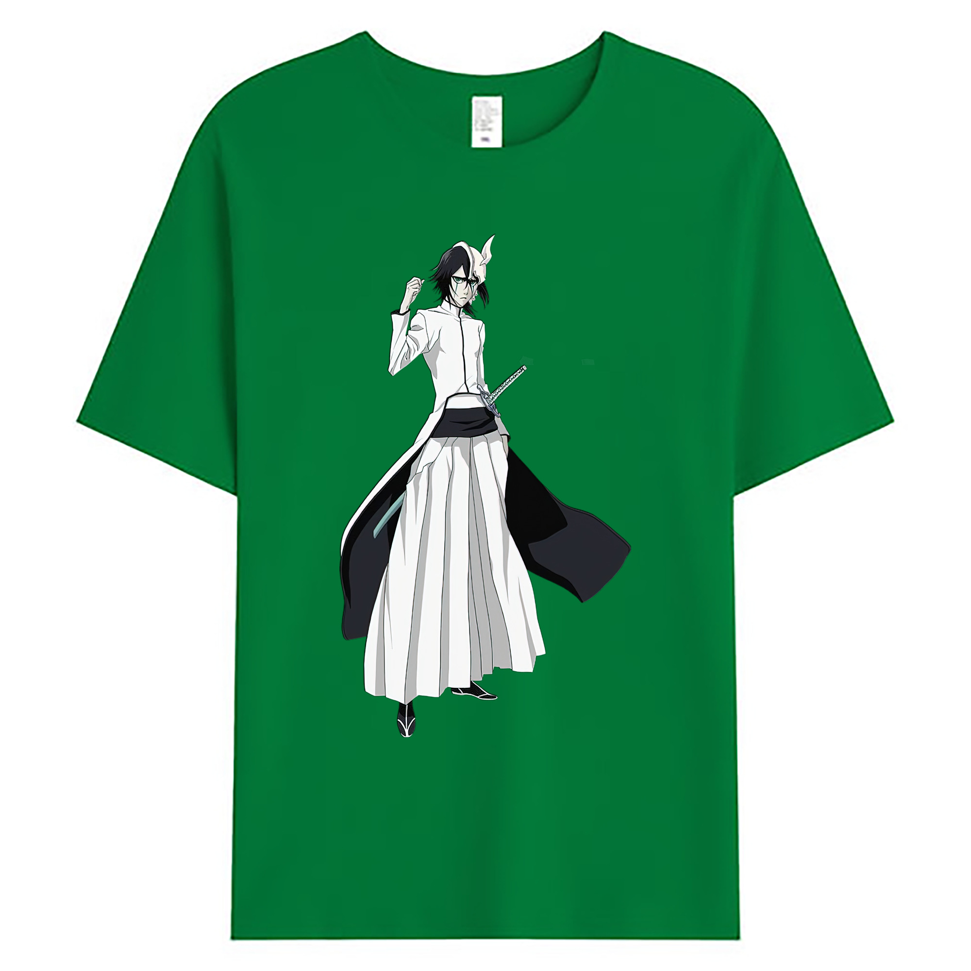 （画像用） ブリーチ ウルキオラ·シファー BLEACH Ulquiorra cifer 綿100％ メンズ半袖Tシャツ｜肌触りやわらか＆通気性