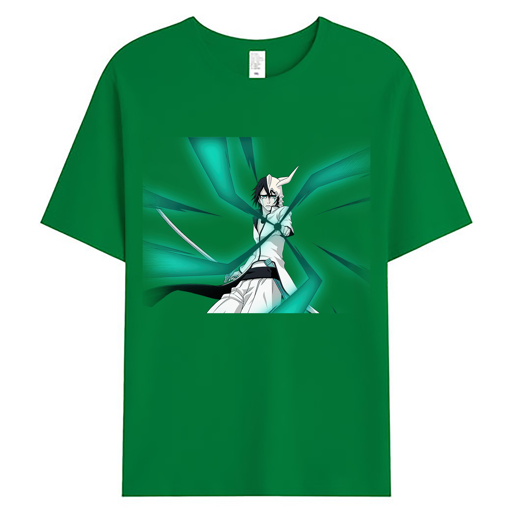 （画像用） ブリーチ ウルキオラ·シファー BLEACH Ulquiorra cifer 綿100％ メンズ半袖Tシャツ｜肌触りやわらか＆通気性