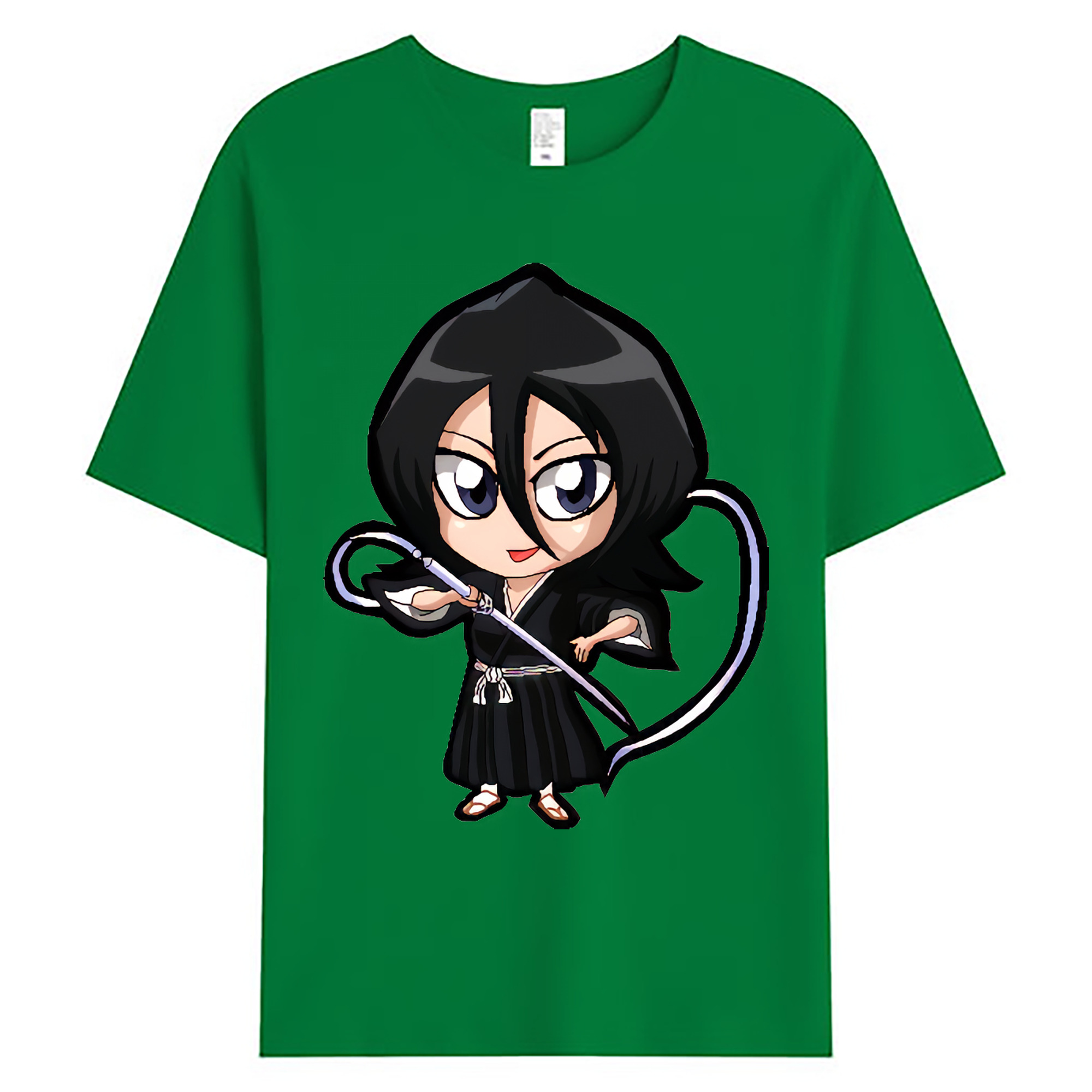 （画像用） ブリーチ 朽木ルキア BLEACH Kuchiki Rukia 綿100％ メンズ半袖Tシャツ｜肌触りやわらか＆通気性