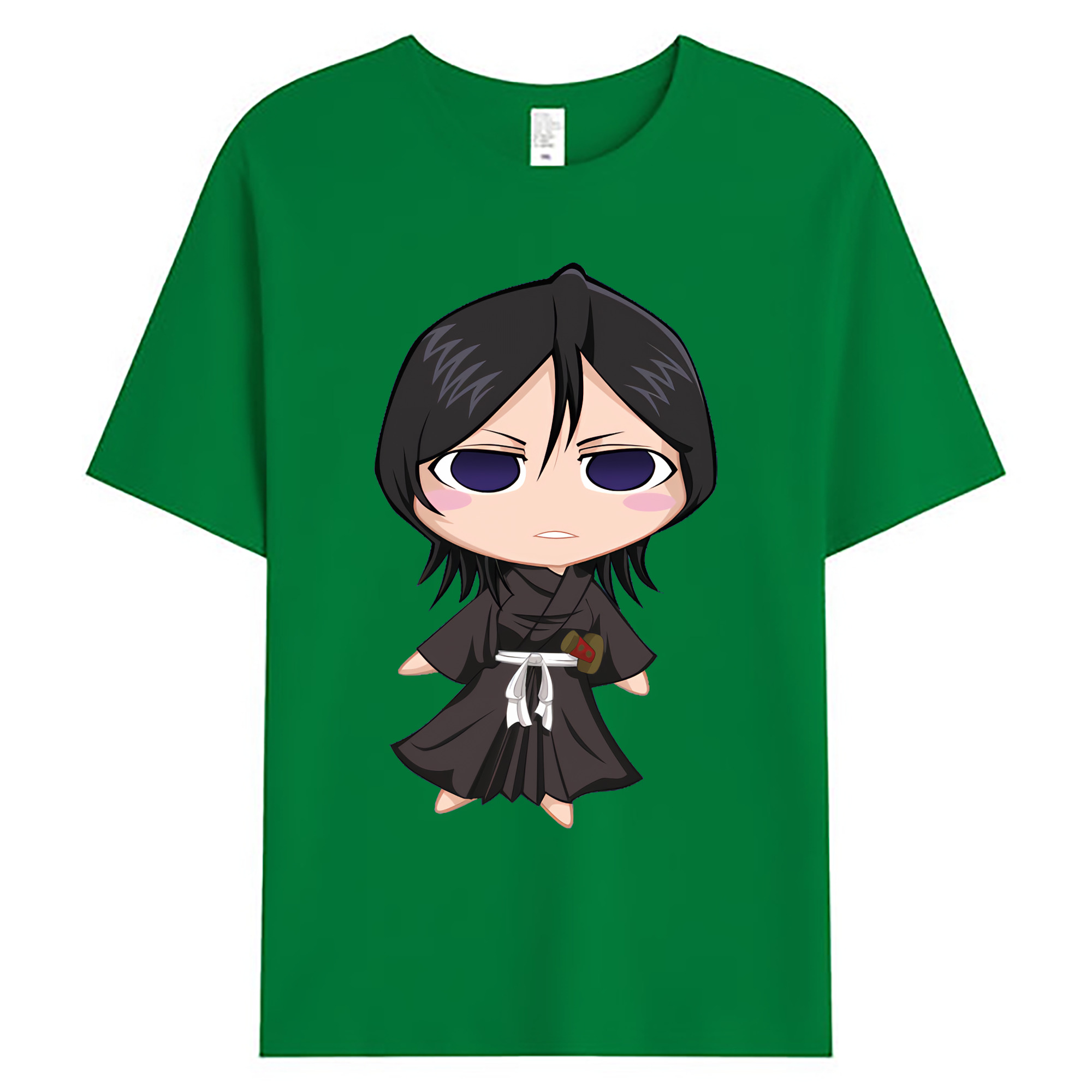 （画像用） ブリーチ 朽木ルキア BLEACH Kuchiki Rukia 綿100％ メンズ半袖Tシャツ｜肌触りやわらか＆通気性