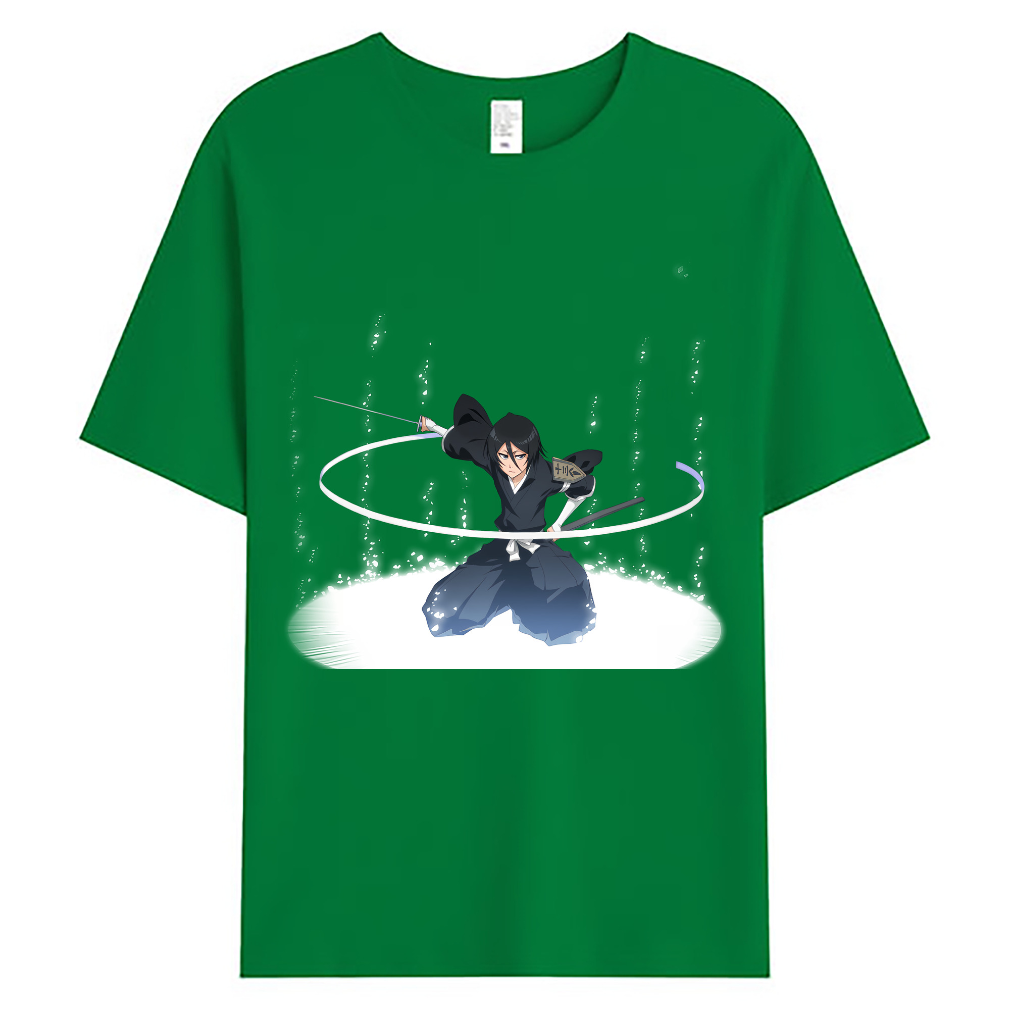 （画像用） ブリーチ 朽木ルキア BLEACH Kuchiki Rukia 綿100％ メンズ半袖Tシャツ｜肌触りやわらか＆通気性