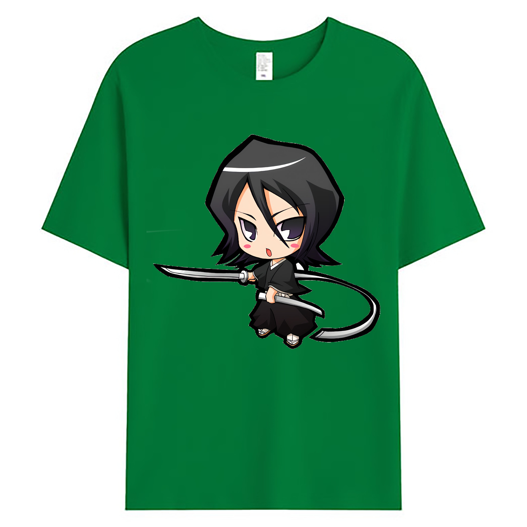 （画像用） ブリーチ 朽木ルキア BLEACH Kuchiki Rukia 綿100％ メンズ半袖Tシャツ｜肌触りやわらか＆通気性