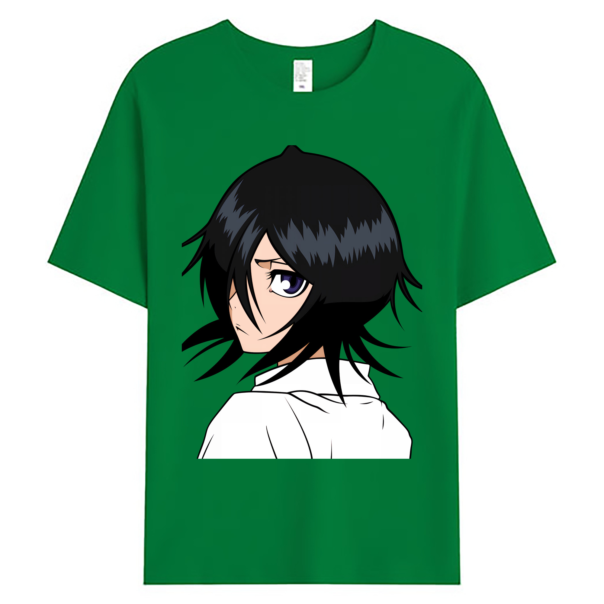 （画像用） ブリーチ 朽木ルキア BLEACH Kuchiki Rukia 綿100％ メンズ半袖Tシャツ｜肌触りやわらか＆通気性