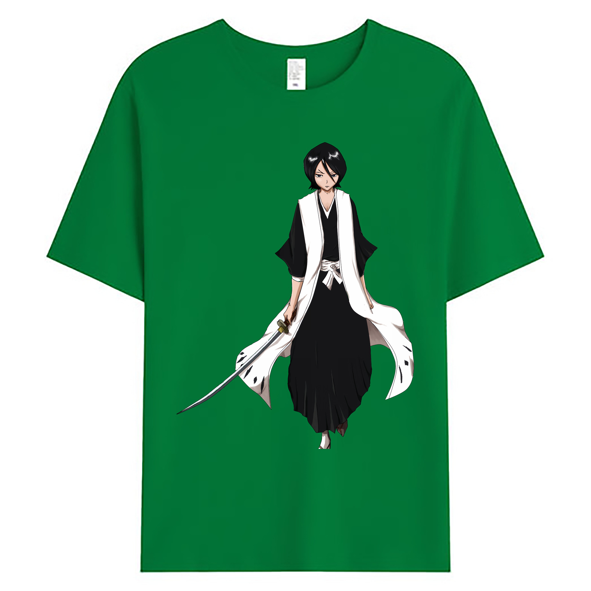 （画像用） ブリーチ 朽木ルキア BLEACH Kuchiki Rukia 綿100％ メンズ半袖Tシャツ｜肌触りやわらか＆通気性