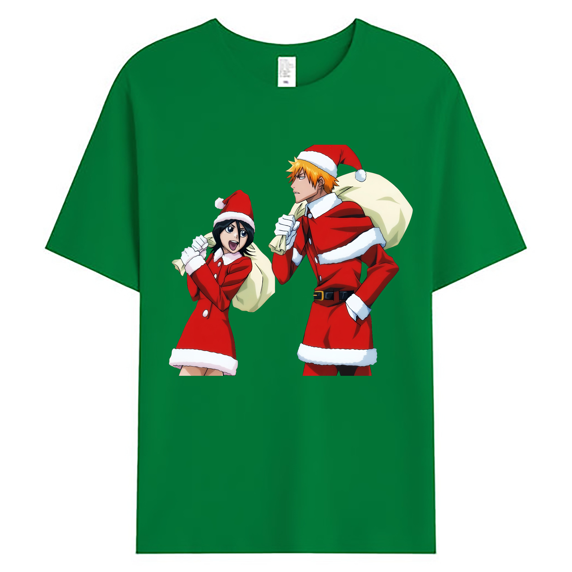 （画像用） ブリーチ 朽木ルキア BLEACH Kuchiki Rukia 綿100％ メンズ半袖Tシャツ｜肌触りやわらか＆通気性
