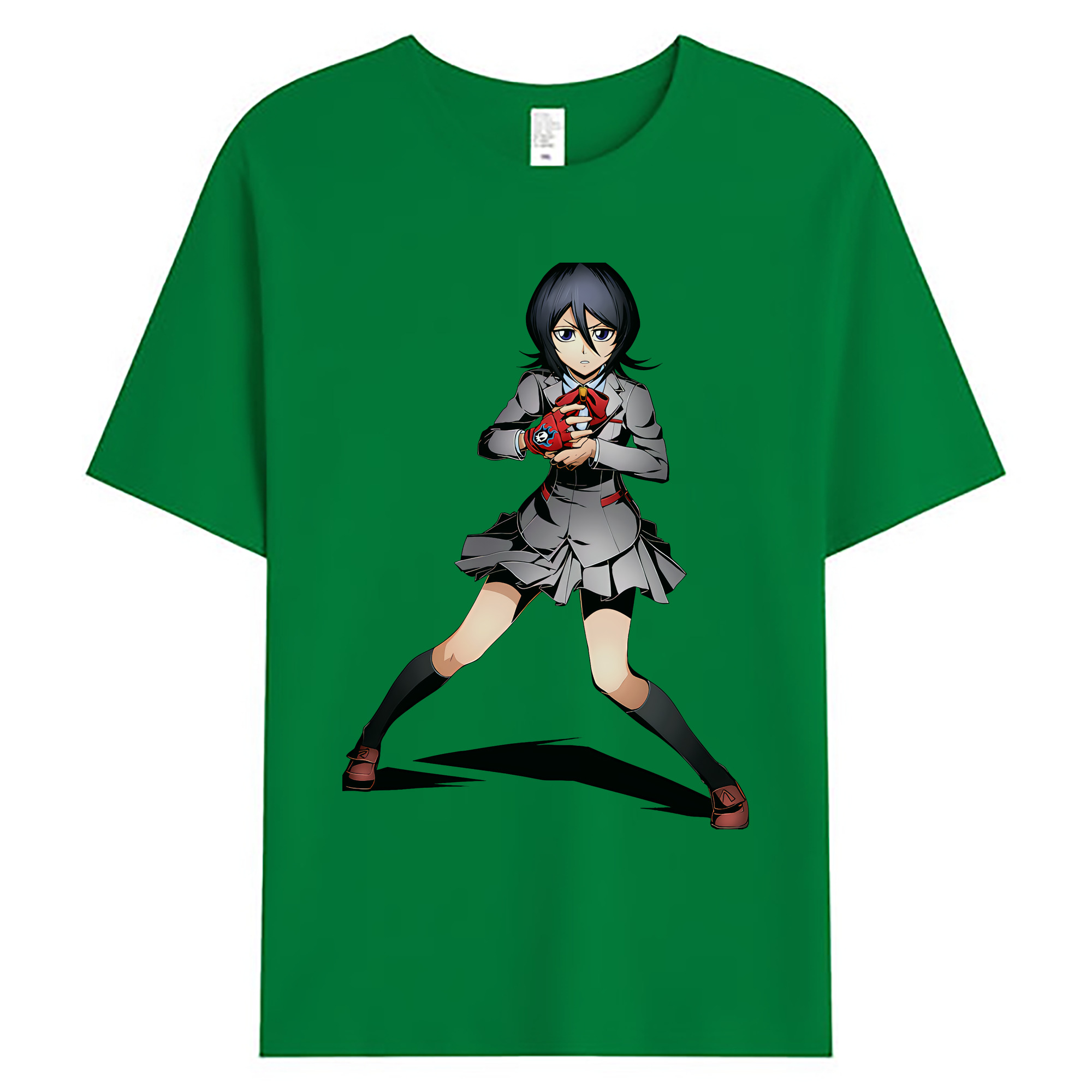 （画像用） ブリーチ 朽木ルキア BLEACH Kuchiki Rukia 綿100％ メンズ半袖Tシャツ｜肌触りやわらか＆通気性