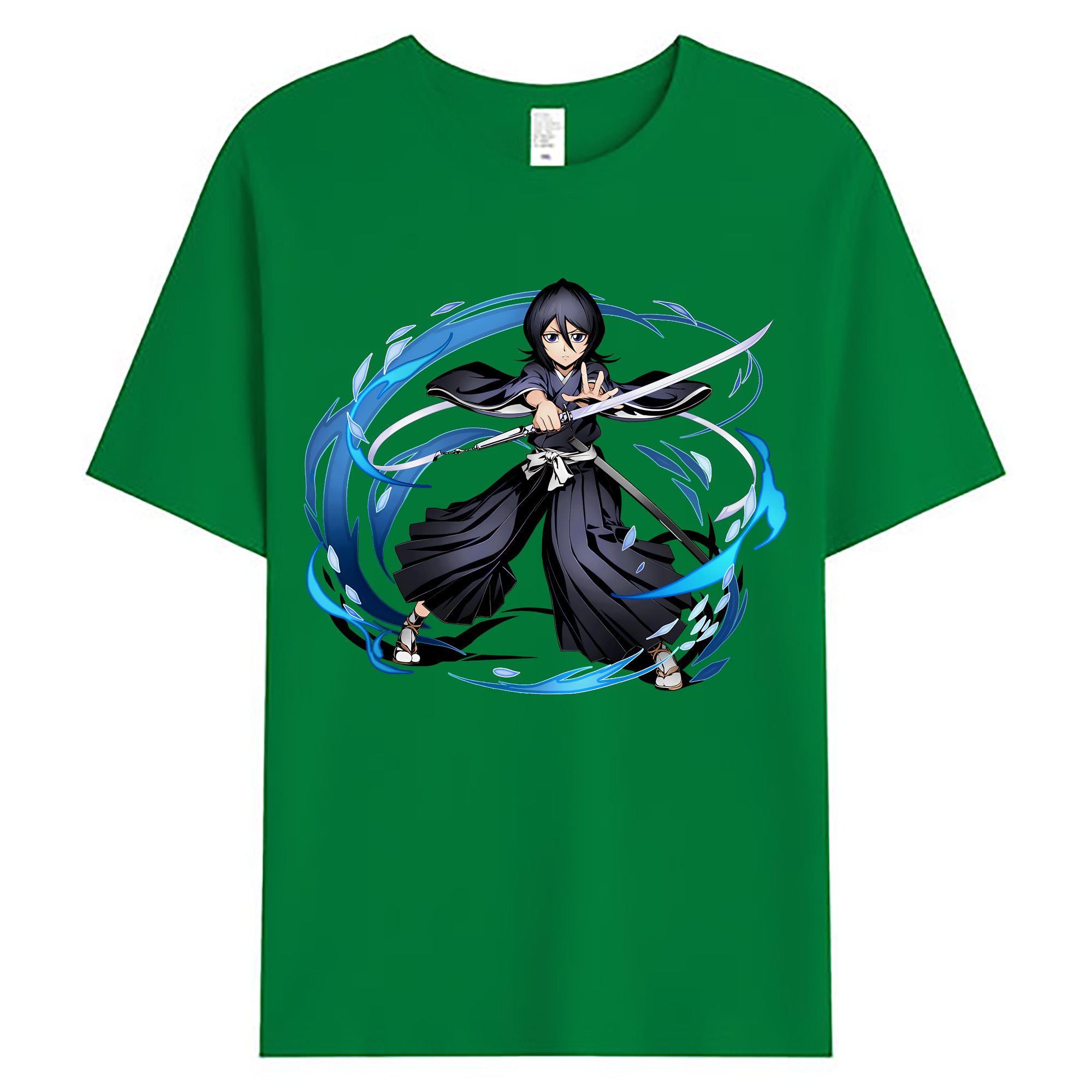 （画像用） ブリーチ 朽木ルキア BLEACH Kuchiki Rukia 綿100％ メンズ半袖Tシャツ｜肌触りやわらか＆通気性