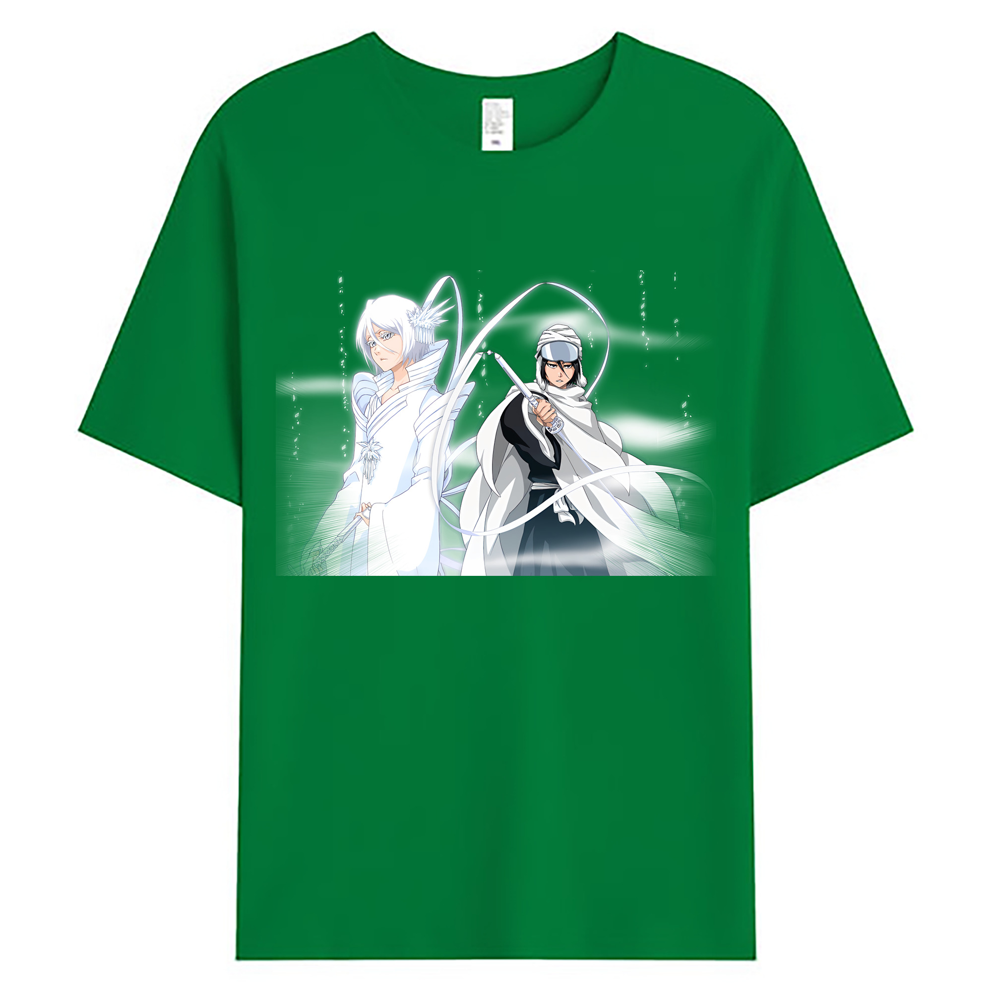 （画像用） ブリーチ 朽木ルキア BLEACH Kuchiki Rukia 綿100％ メンズ半袖Tシャツ｜肌触りやわらか＆通気性