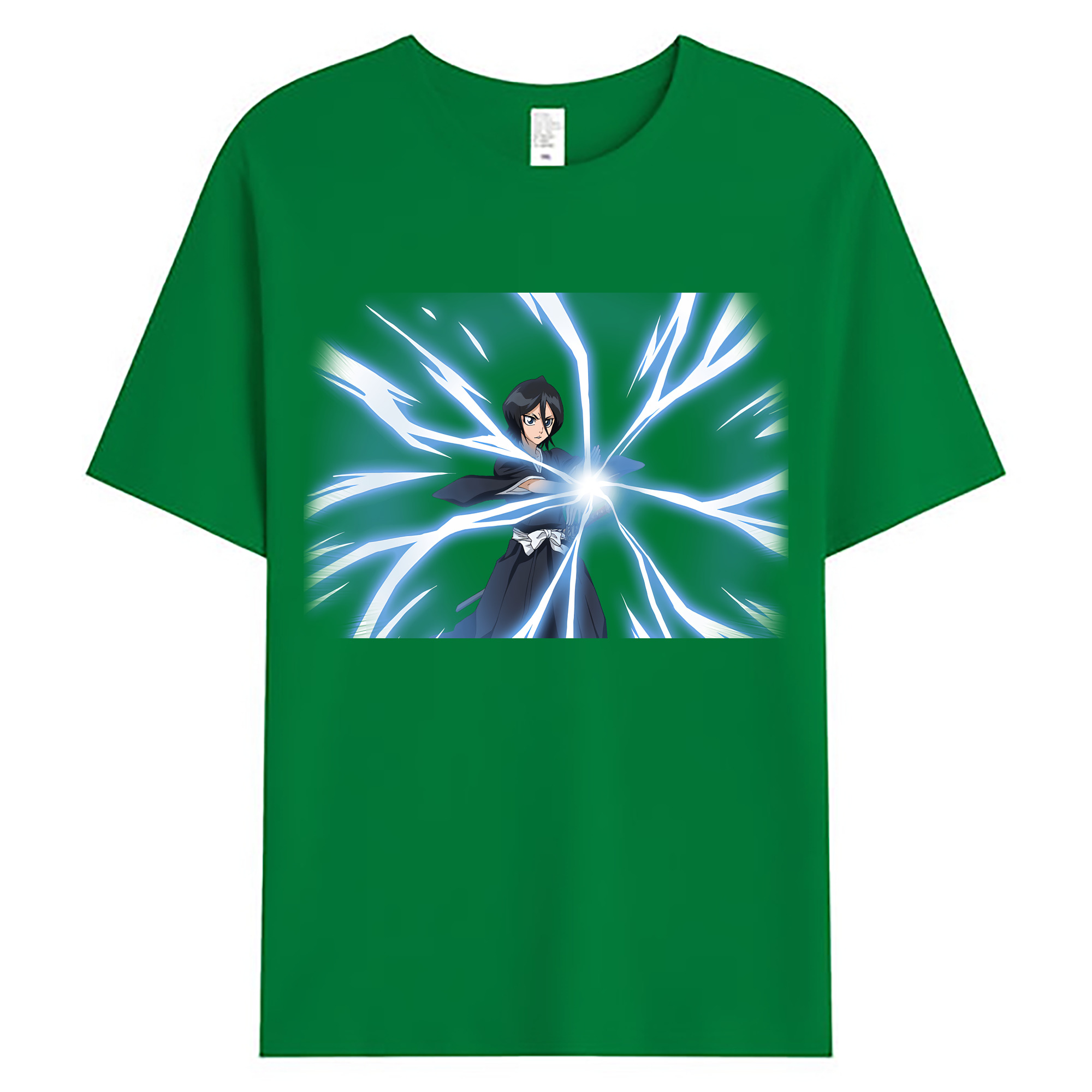 （画像用） ブリーチ 朽木ルキア BLEACH Kuchiki Rukia 綿100％ メンズ半袖Tシャツ｜肌触りやわらか＆通気性