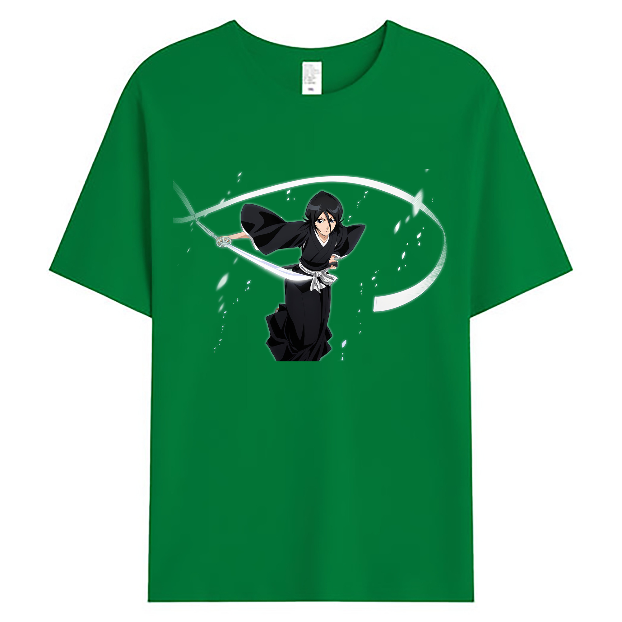 （画像用） ブリーチ 朽木ルキア BLEACH Kuchiki Rukia 綿100％ メンズ半袖Tシャツ｜肌触りやわらか＆通気性