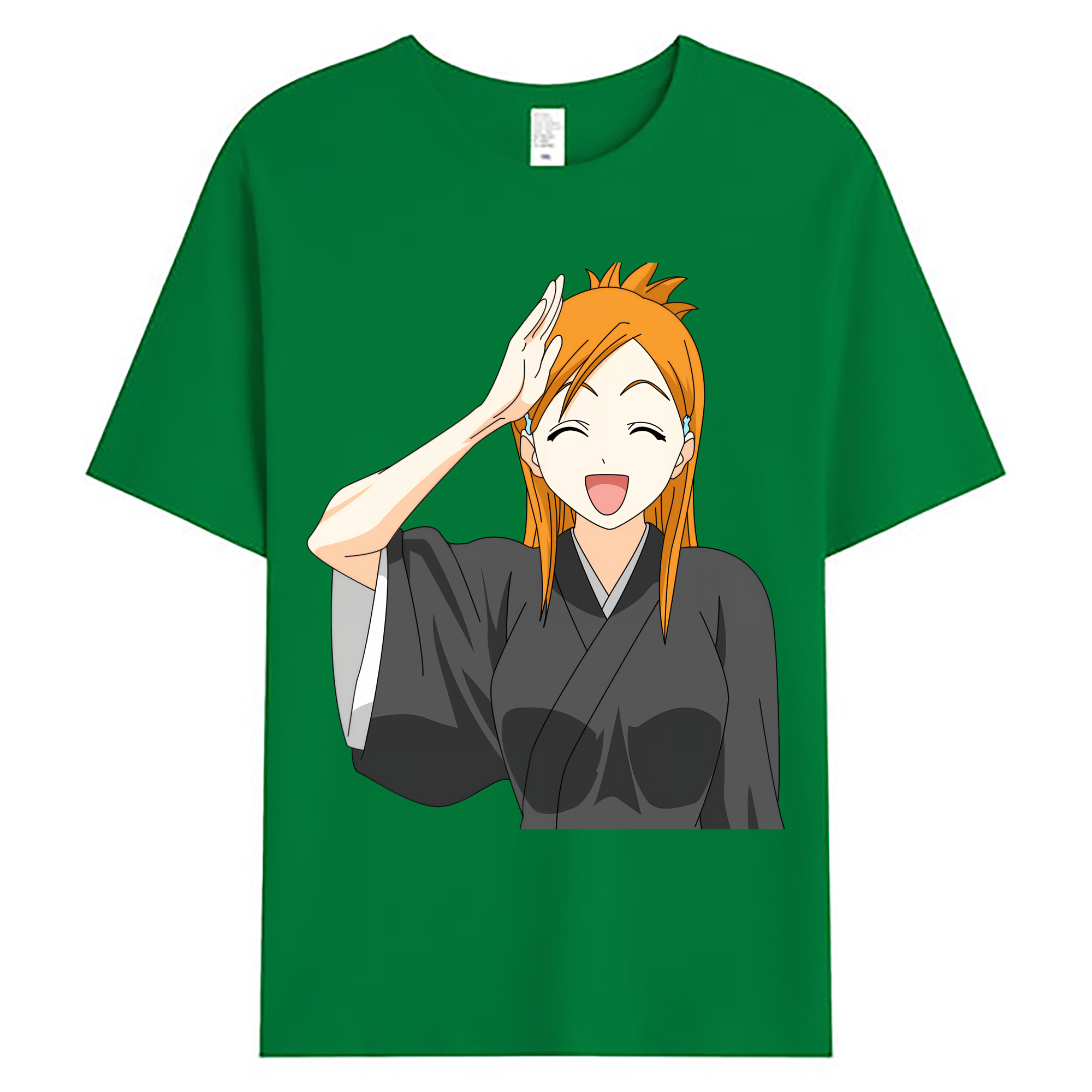 （画像用） ブリーチ 井上織姫（いのうえおりひめ） BLEACH Inoue Orihime 綿100％ メンズ半袖Tシャツ｜肌触りやわらか＆通気性