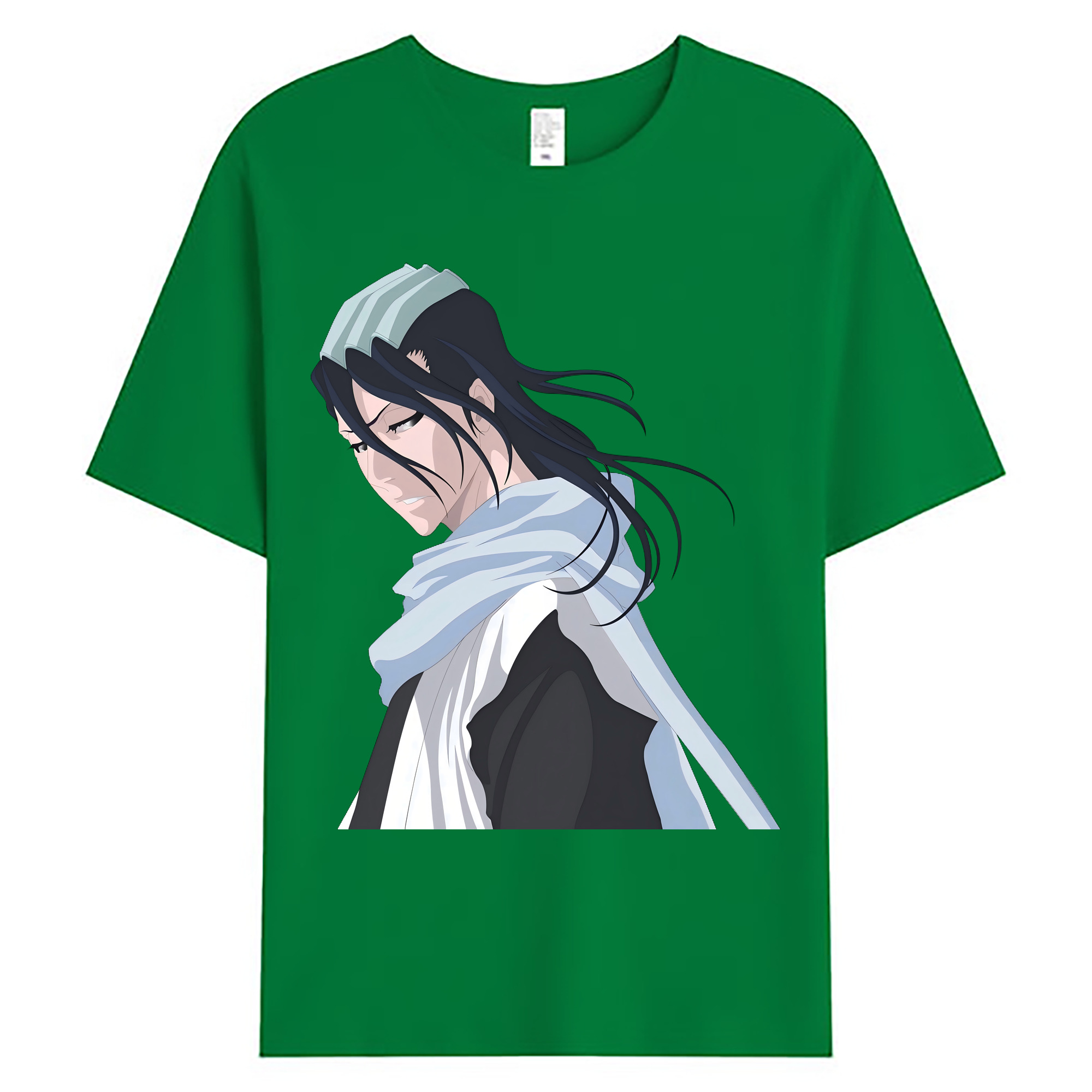 （画像用） ブリーチ くちき びゃくや BLEACH Kuchiki Byakuya 綿100％ メンズ半袖Tシャツ｜肌触りやわらか＆通気性