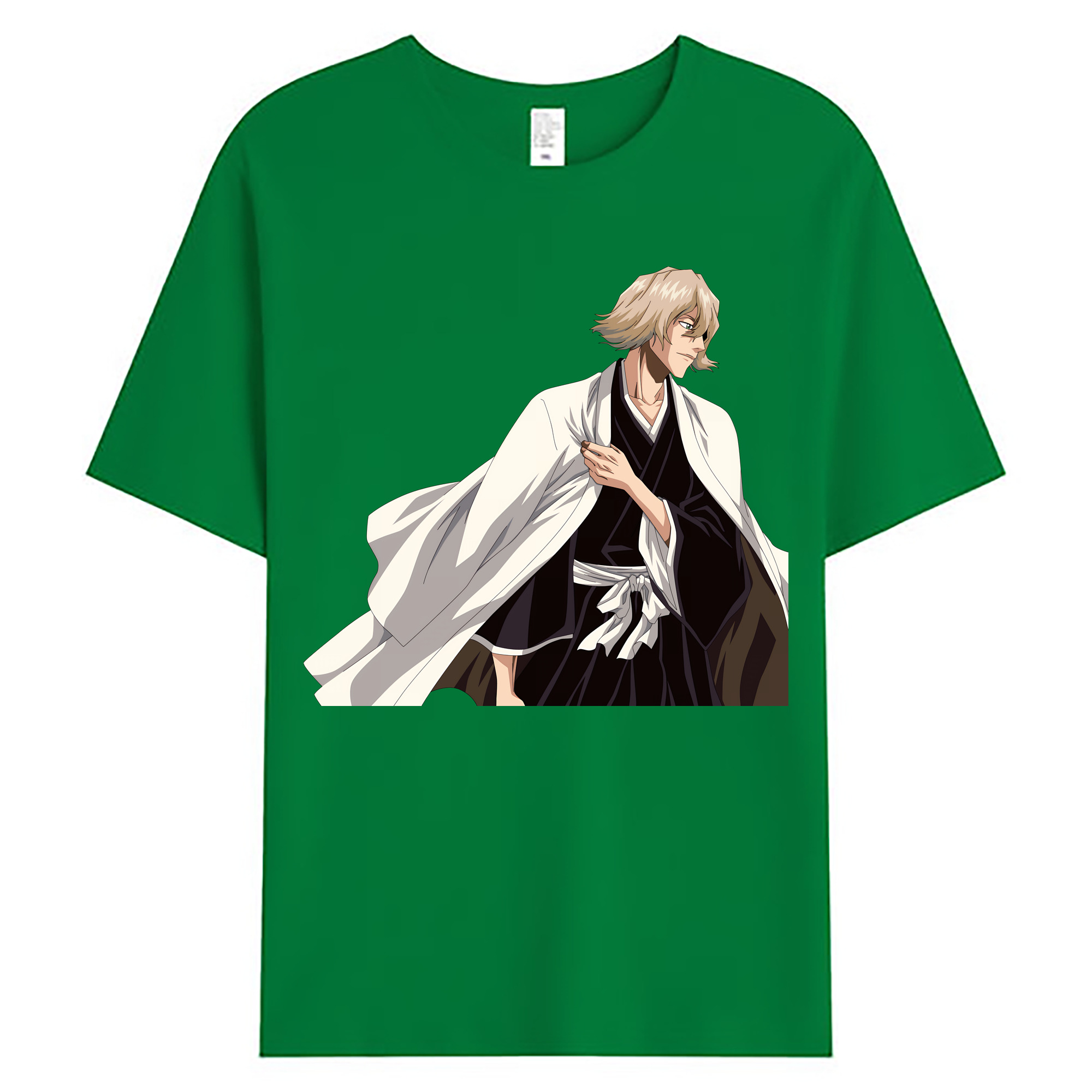 （画像用） "ブリーチ 浦原 喜助（うらはら きすけ） BLEACH Urahara Kisuke " 綿100％ メンズ半袖Tシャツ｜肌触りやわらか＆通気性