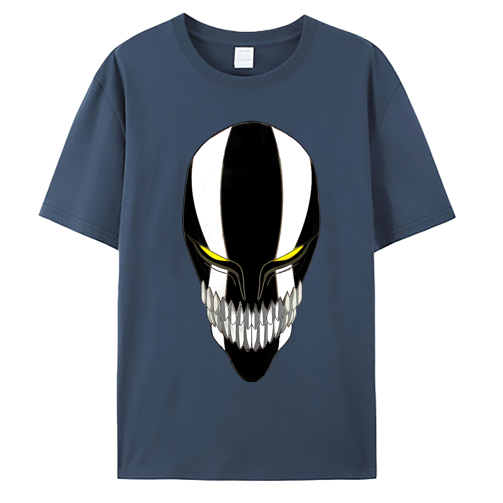 （画像用） ブリーチ 黒崎一護（くろさき いちご）BLEACH Kurosaki Ichigo 綿100％ メンズ半袖Tシャツ｜肌触りやわらか＆通気性
