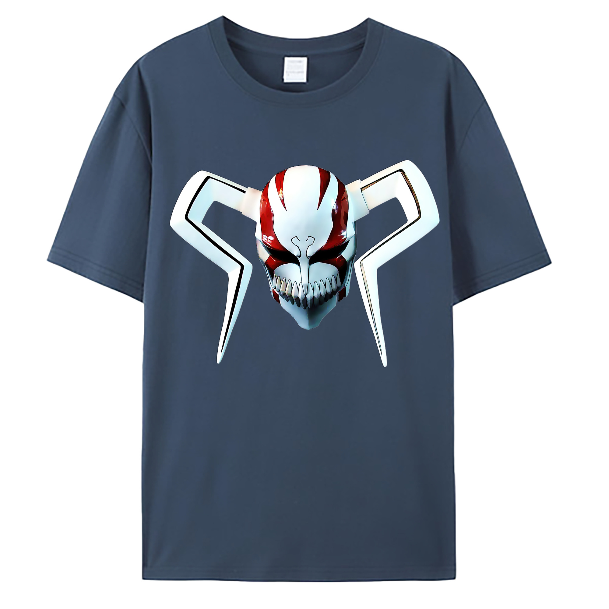 （画像用） ブリーチ 黒崎一護（くろさき いちご）BLEACH Kurosaki Ichigo 綿100％ メンズ半袖Tシャツ｜肌触りやわらか＆通気性