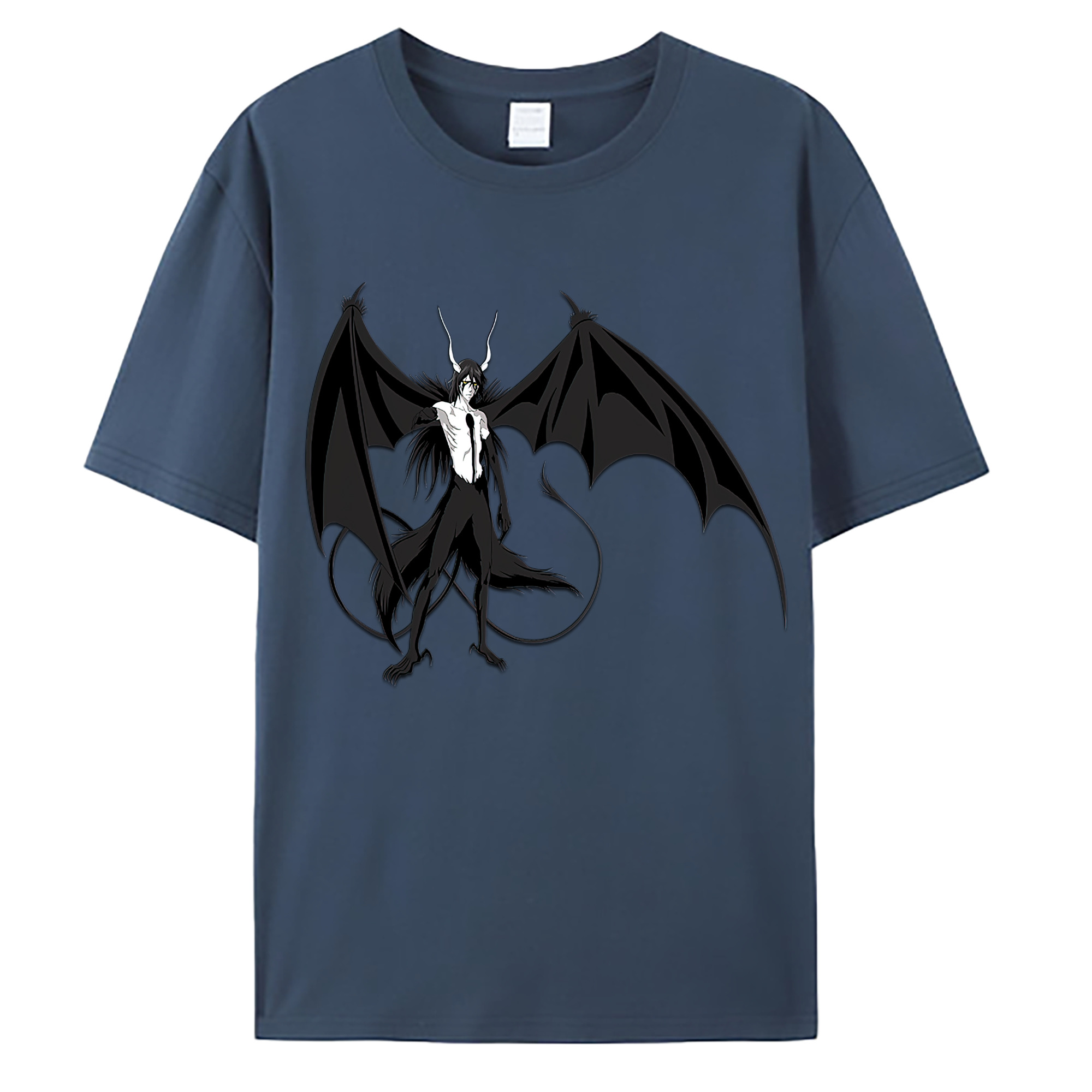 （画像用） ブリーチ ウルキオラ·シファー BLEACH Ulquiorra cifer 綿100％ メンズ半袖Tシャツ｜肌触りやわらか＆通気性
