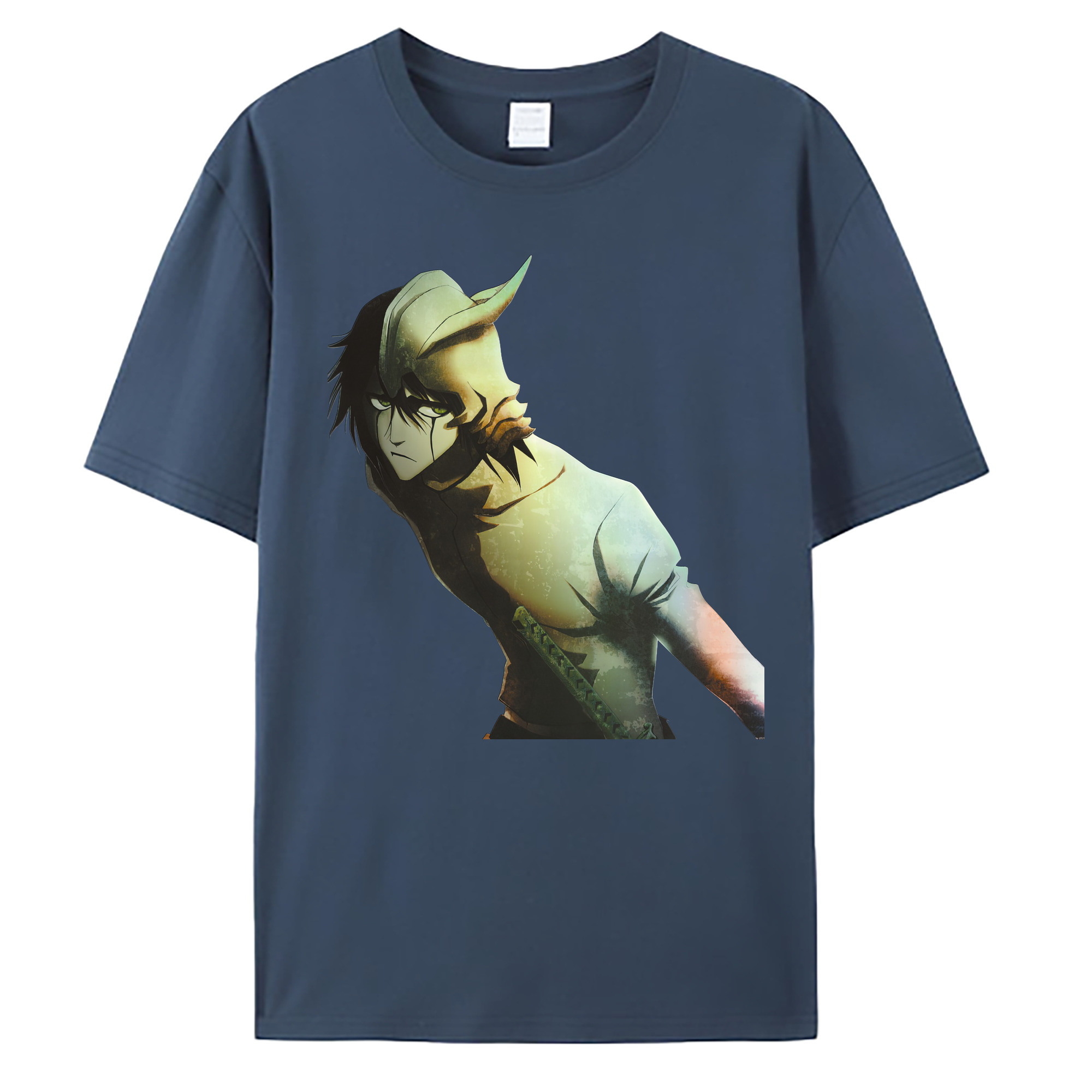 （画像用） ブリーチ ウルキオラ·シファー BLEACH Ulquiorra cifer 綿100％ メンズ半袖Tシャツ｜肌触りやわらか＆通気性
