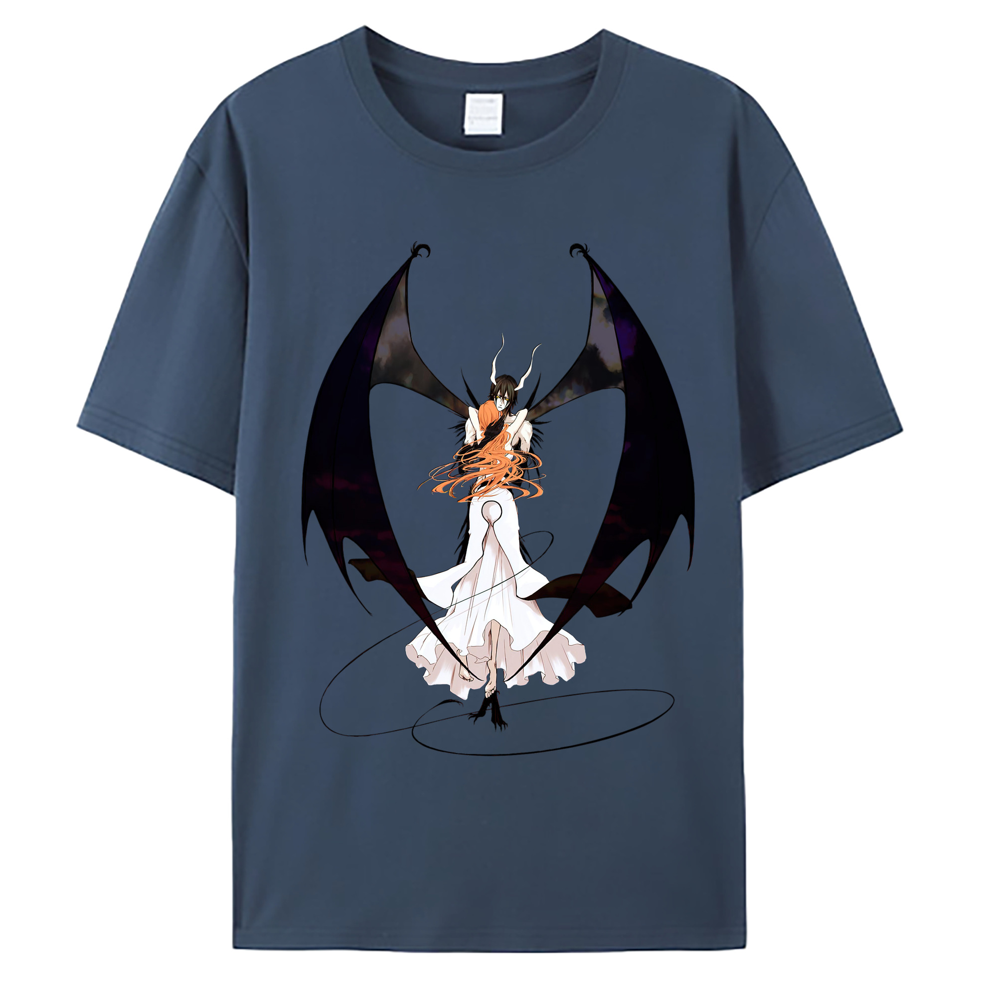 （画像用） ブリーチ ウルキオラ·シファー BLEACH Ulquiorra cifer 綿100％ メンズ半袖Tシャツ｜肌触りやわらか＆通気性