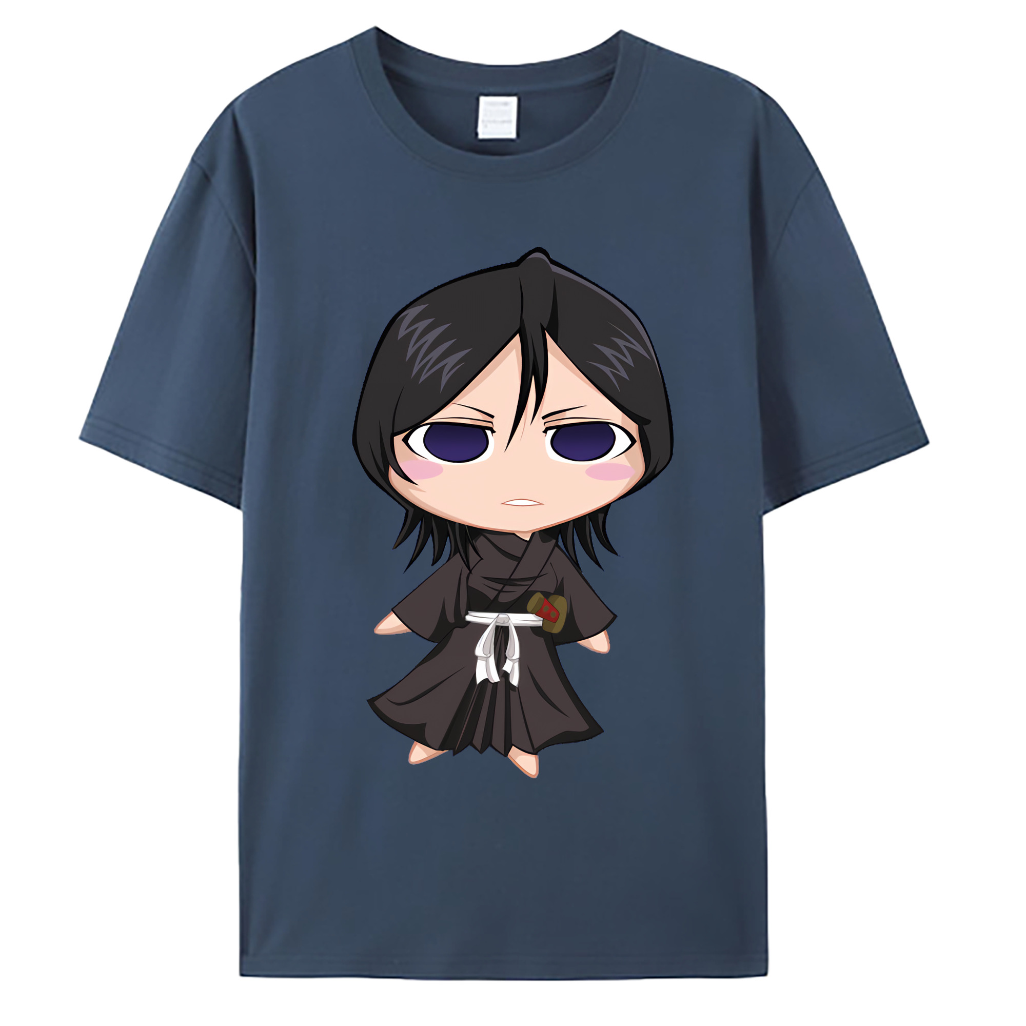 （画像用） ブリーチ 朽木ルキア BLEACH Kuchiki Rukia 綿100％ メンズ半袖Tシャツ｜肌触りやわらか＆通気性