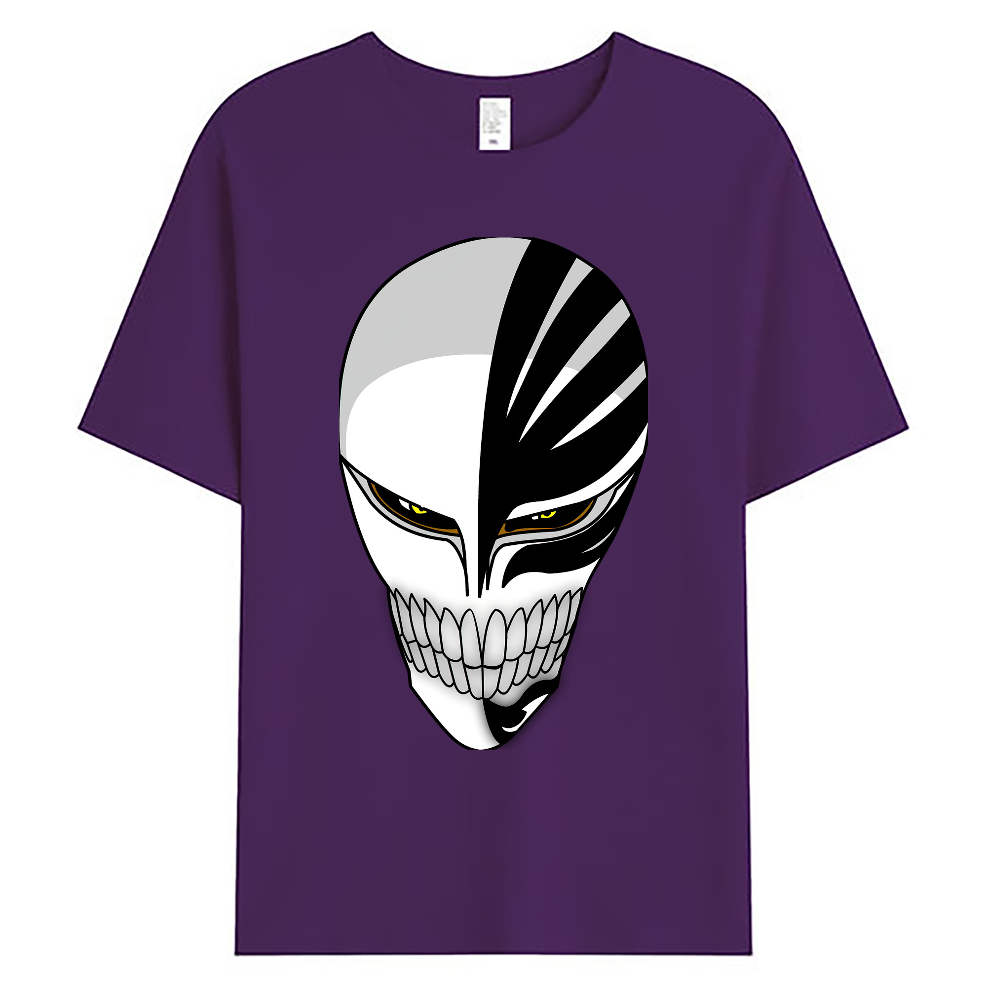 （画像用） ブリーチ 黒崎一護（くろさき いちご）BLEACH Kurosaki Ichigo 綿100％ メンズ半袖Tシャツ｜肌触りやわらか＆通気性