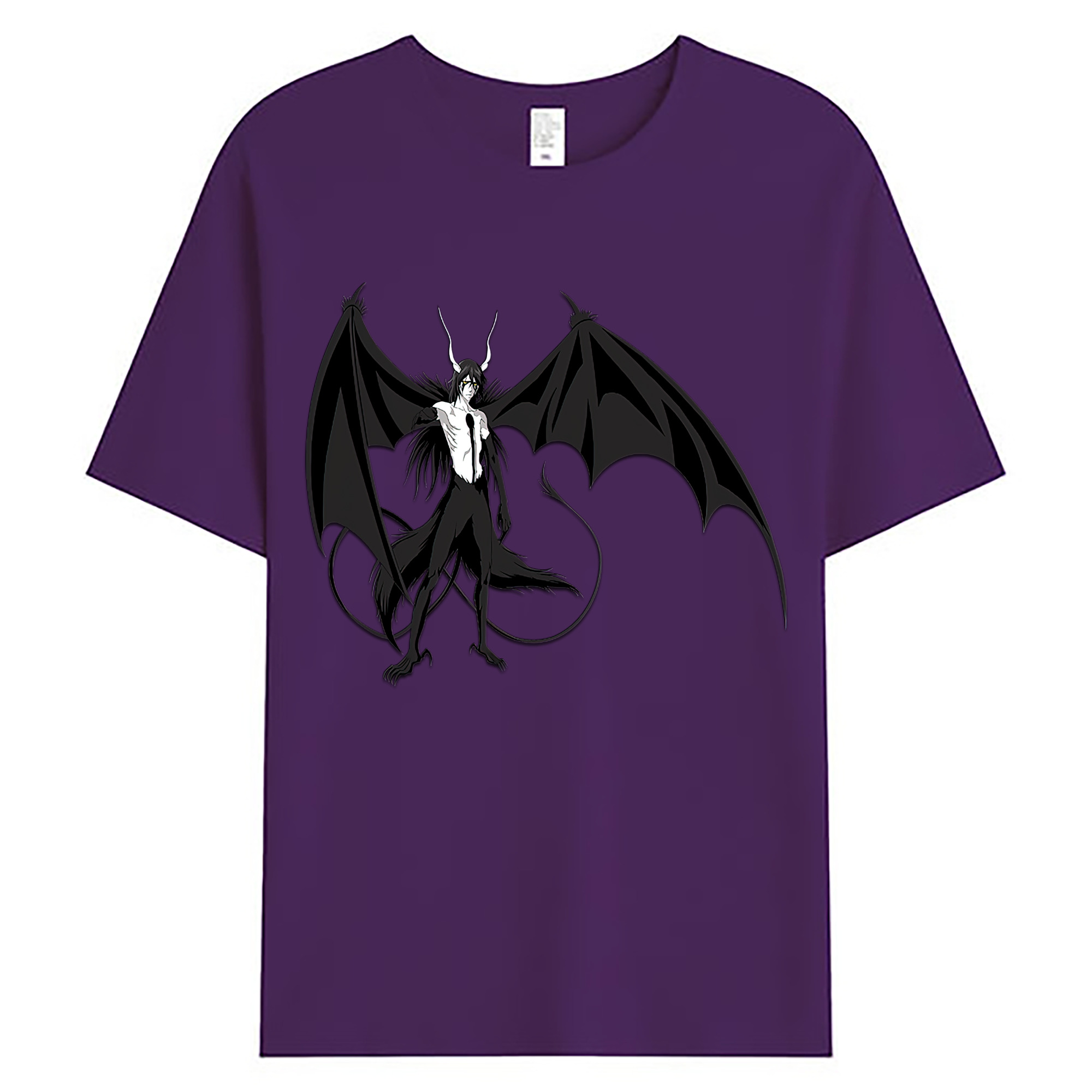 （画像用） ブリーチ ウルキオラ·シファー BLEACH Ulquiorra cifer 綿100％ メンズ半袖Tシャツ｜肌触りやわらか＆通気性