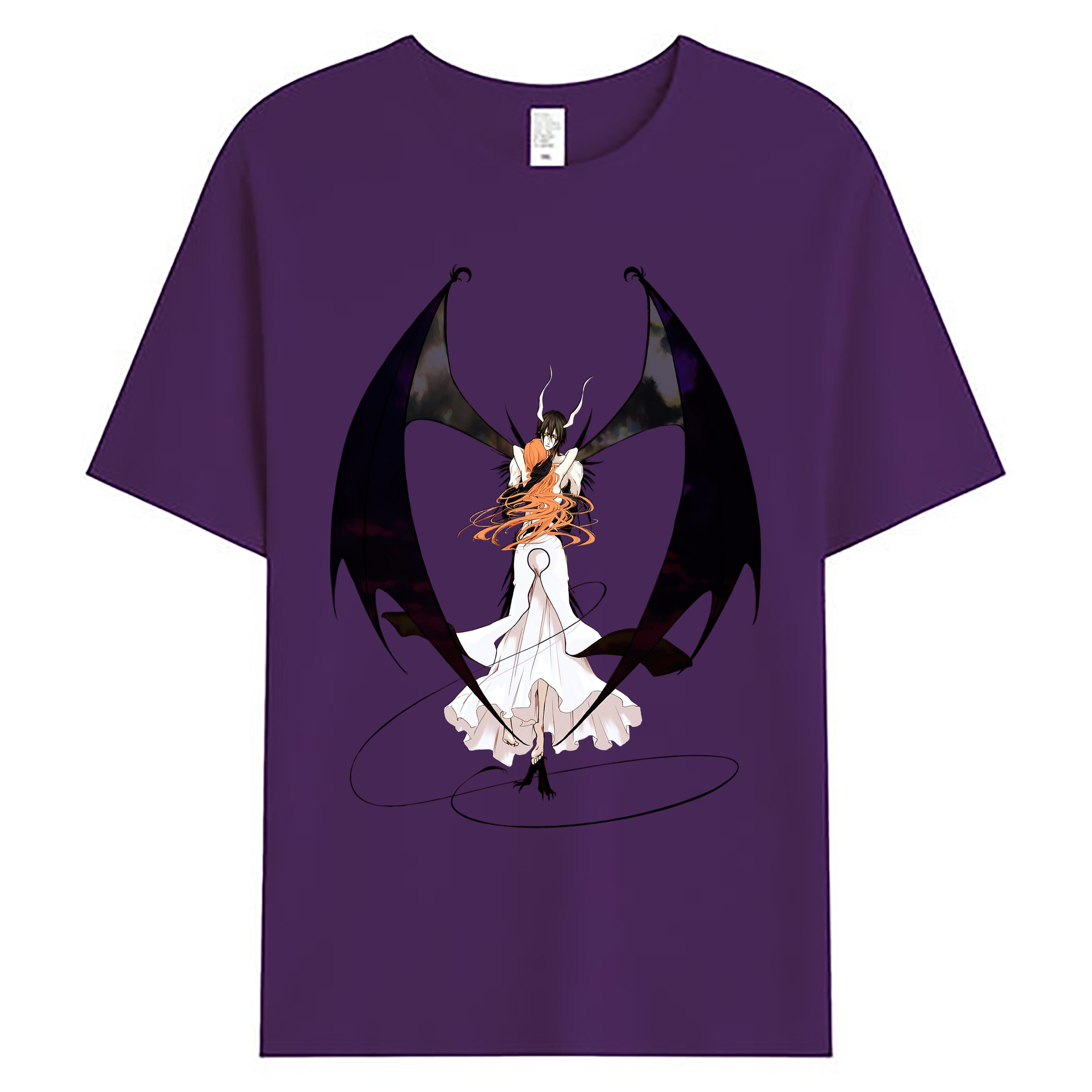 （画像用） ブリーチ ウルキオラ·シファー BLEACH Ulquiorra cifer 綿100％ メンズ半袖Tシャツ｜肌触りやわらか＆通気性