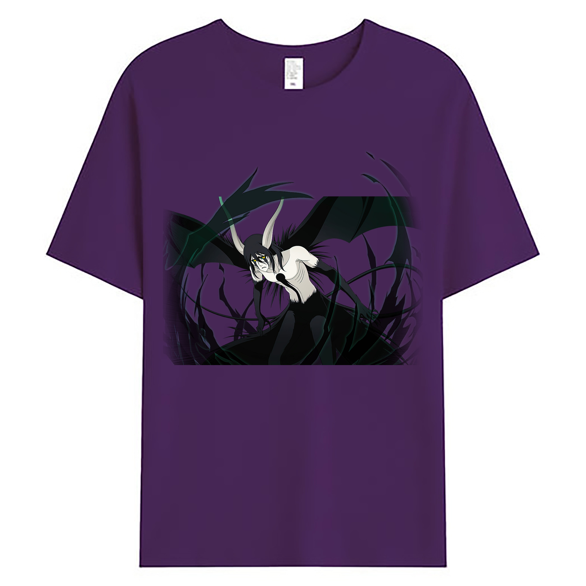 （画像用） ブリーチ ウルキオラ·シファー BLEACH Ulquiorra cifer 綿100％ メンズ半袖Tシャツ｜肌触りやわらか＆通気性