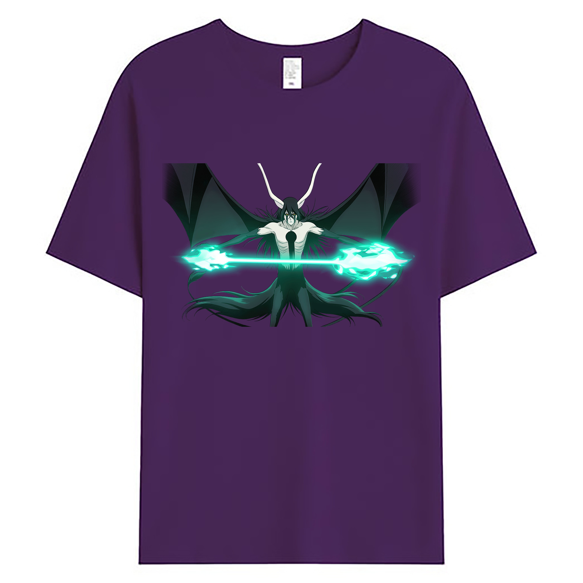 （画像用） ブリーチ ウルキオラ·シファー BLEACH Ulquiorra cifer 綿100％ メンズ半袖Tシャツ｜肌触りやわらか＆通気性