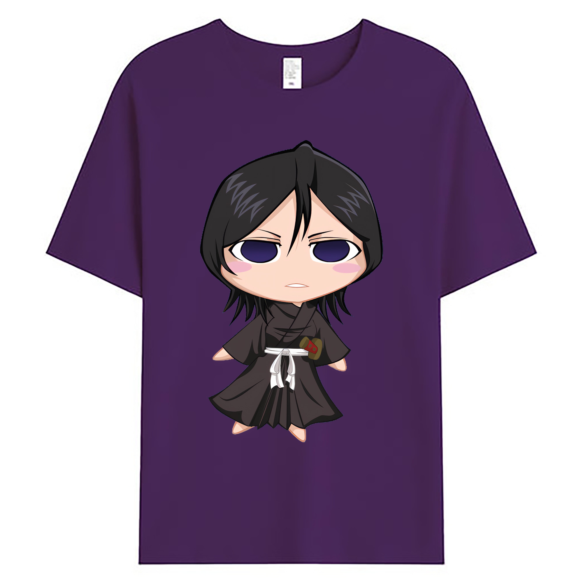 （画像用） ブリーチ 朽木ルキア BLEACH Kuchiki Rukia 綿100％ メンズ半袖Tシャツ｜肌触りやわらか＆通気性