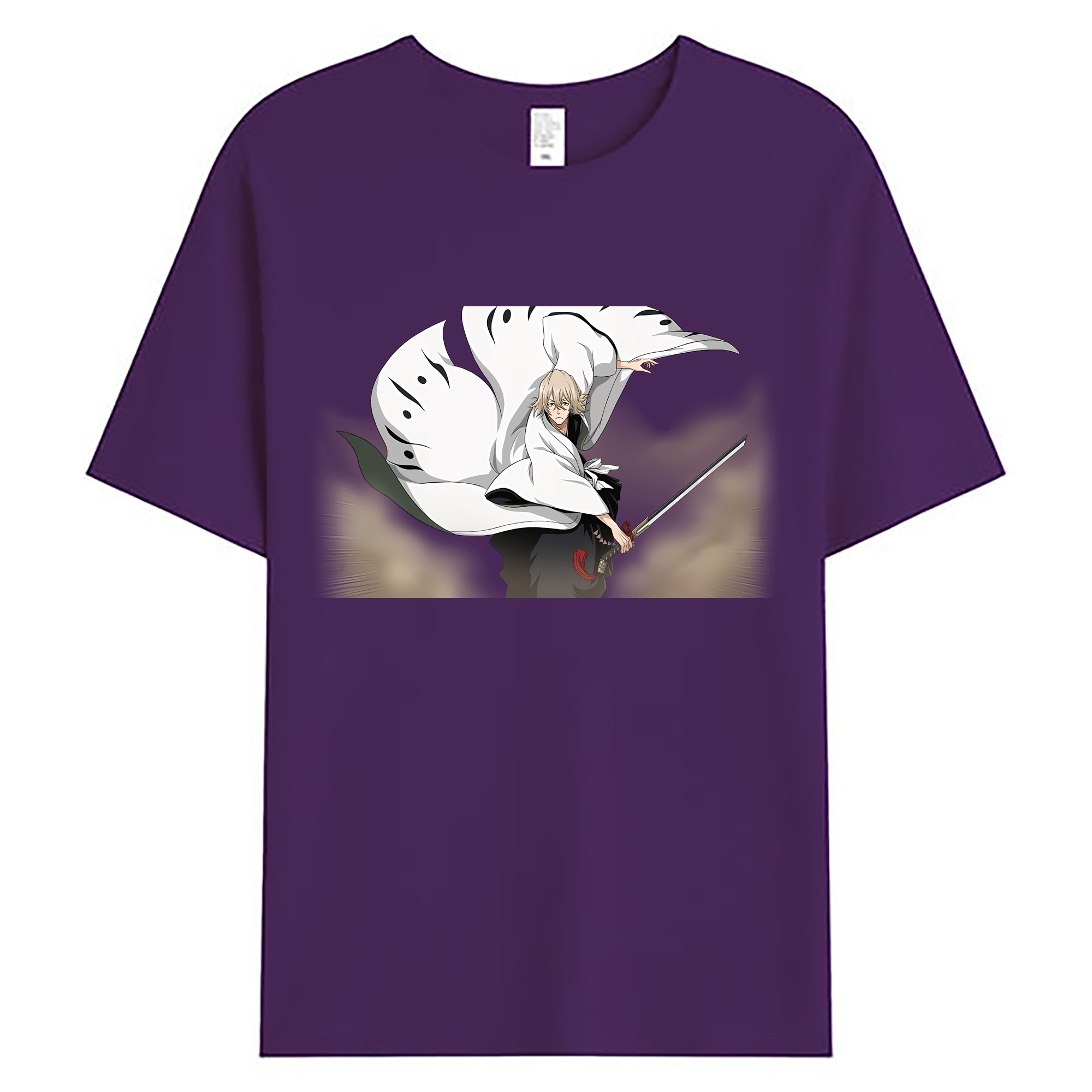 （画像用） "ブリーチ 浦原 喜助（うらはら きすけ） BLEACH Urahara Kisuke " 綿100％ メンズ半袖Tシャツ｜肌触りやわらか＆通気性