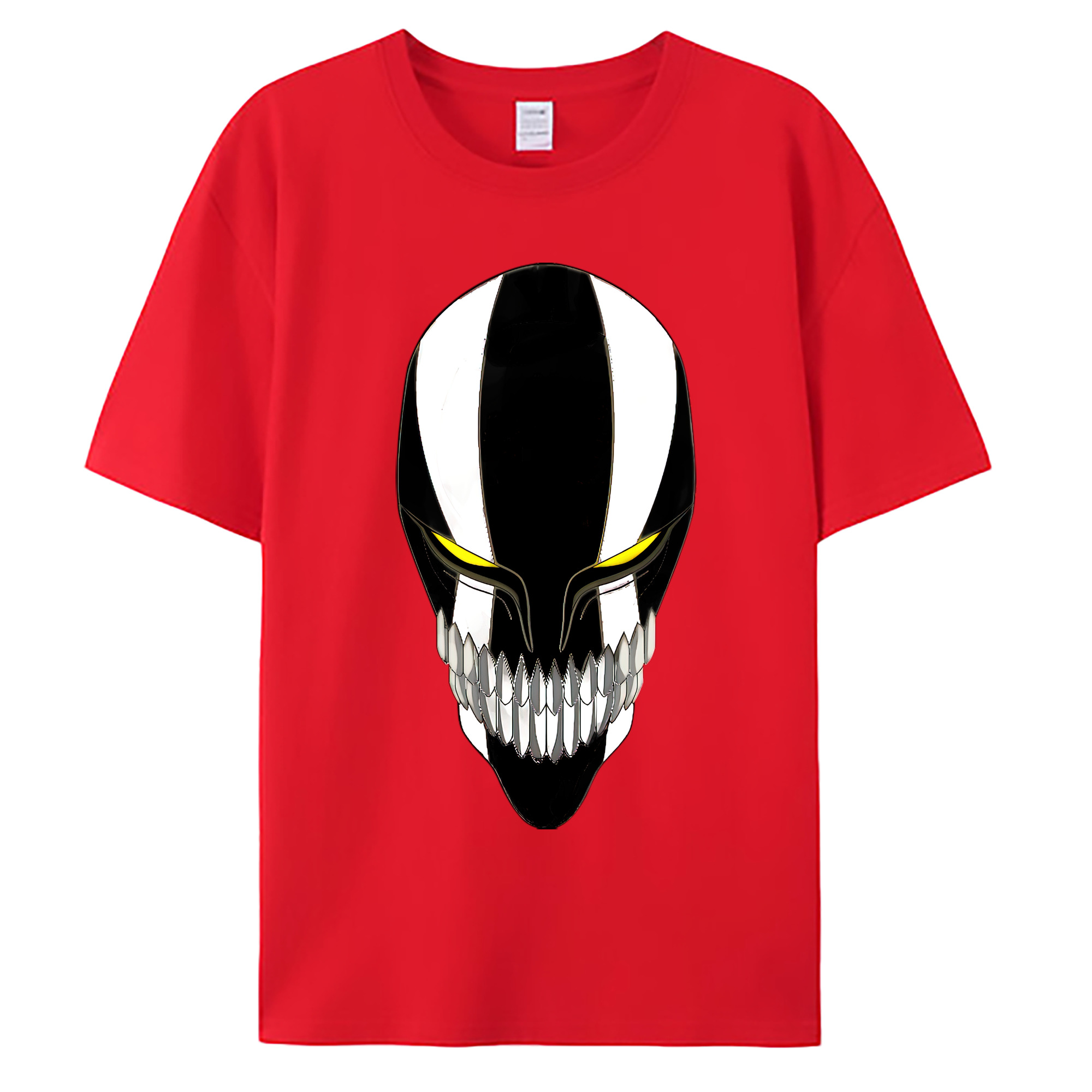 （画像用） ブリーチ 黒崎一護（くろさき いちご）BLEACH Kurosaki Ichigo 綿100％ メンズ半袖Tシャツ｜肌触りやわらか＆通気性