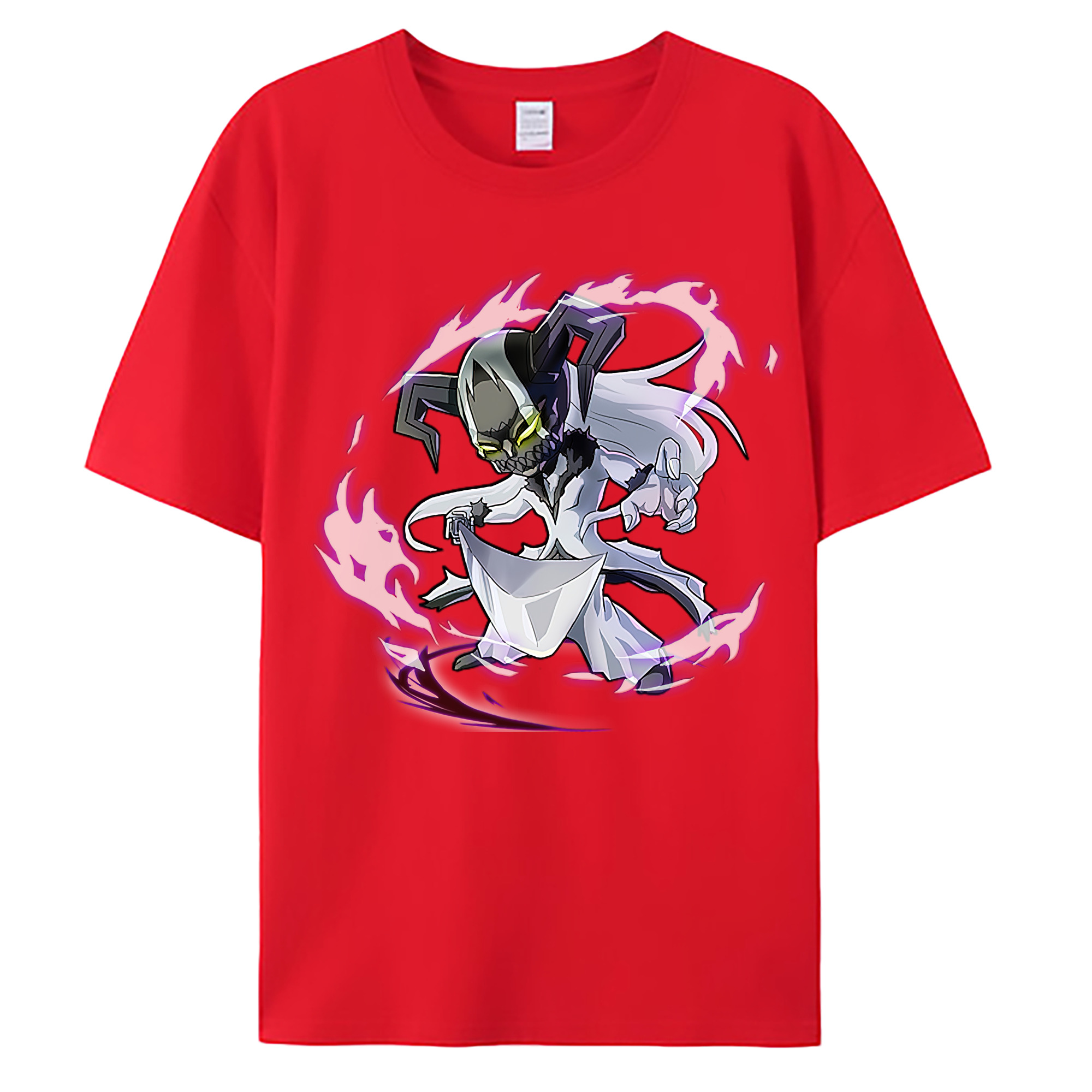 （画像用） ブリーチ 黒崎一護（くろさき いちご）BLEACH Kurosaki Ichigo 綿100％ メンズ半袖Tシャツ｜肌触りやわらか＆通気性