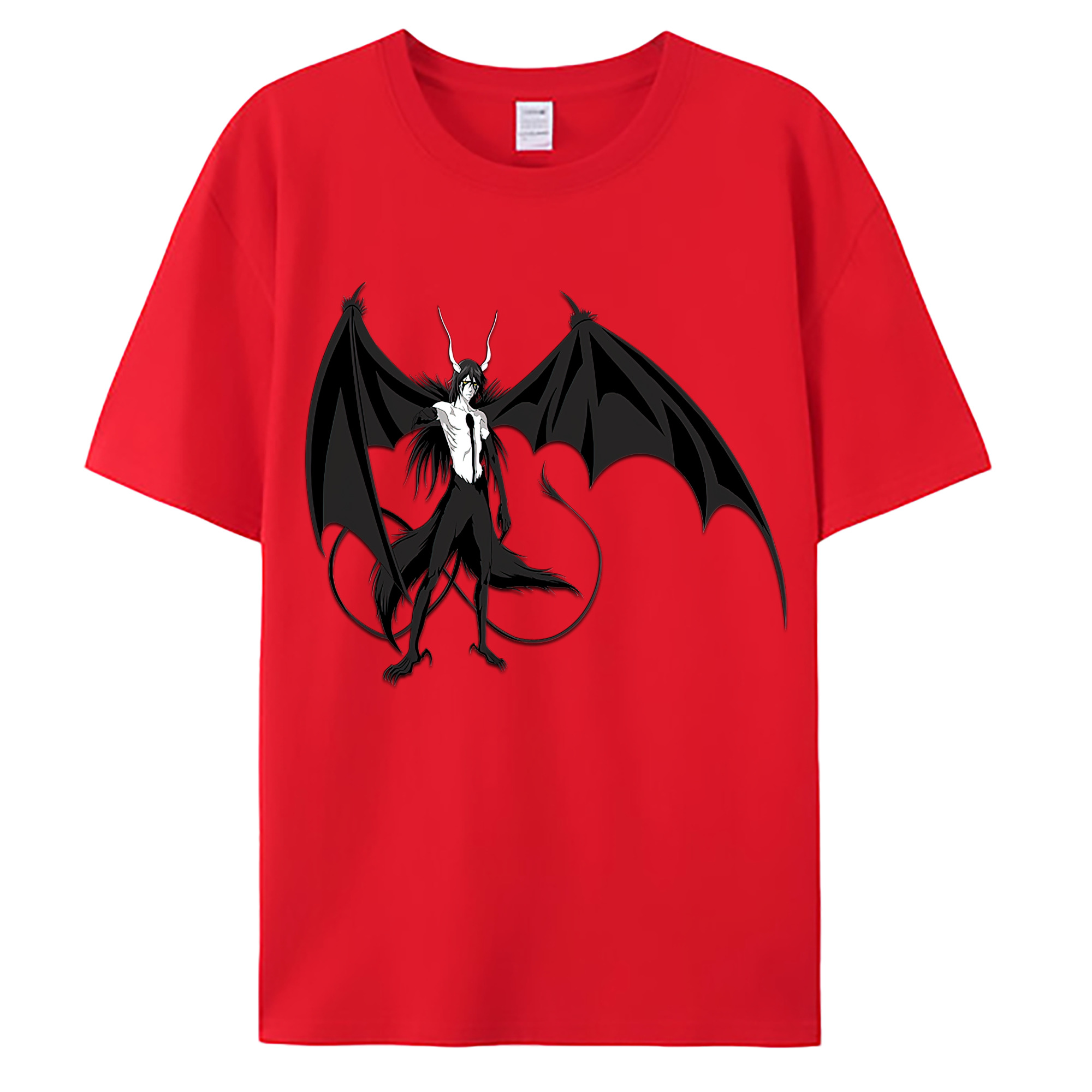 （画像用） ブリーチ ウルキオラ·シファー BLEACH Ulquiorra cifer 綿100％ メンズ半袖Tシャツ｜肌触りやわらか＆通気性