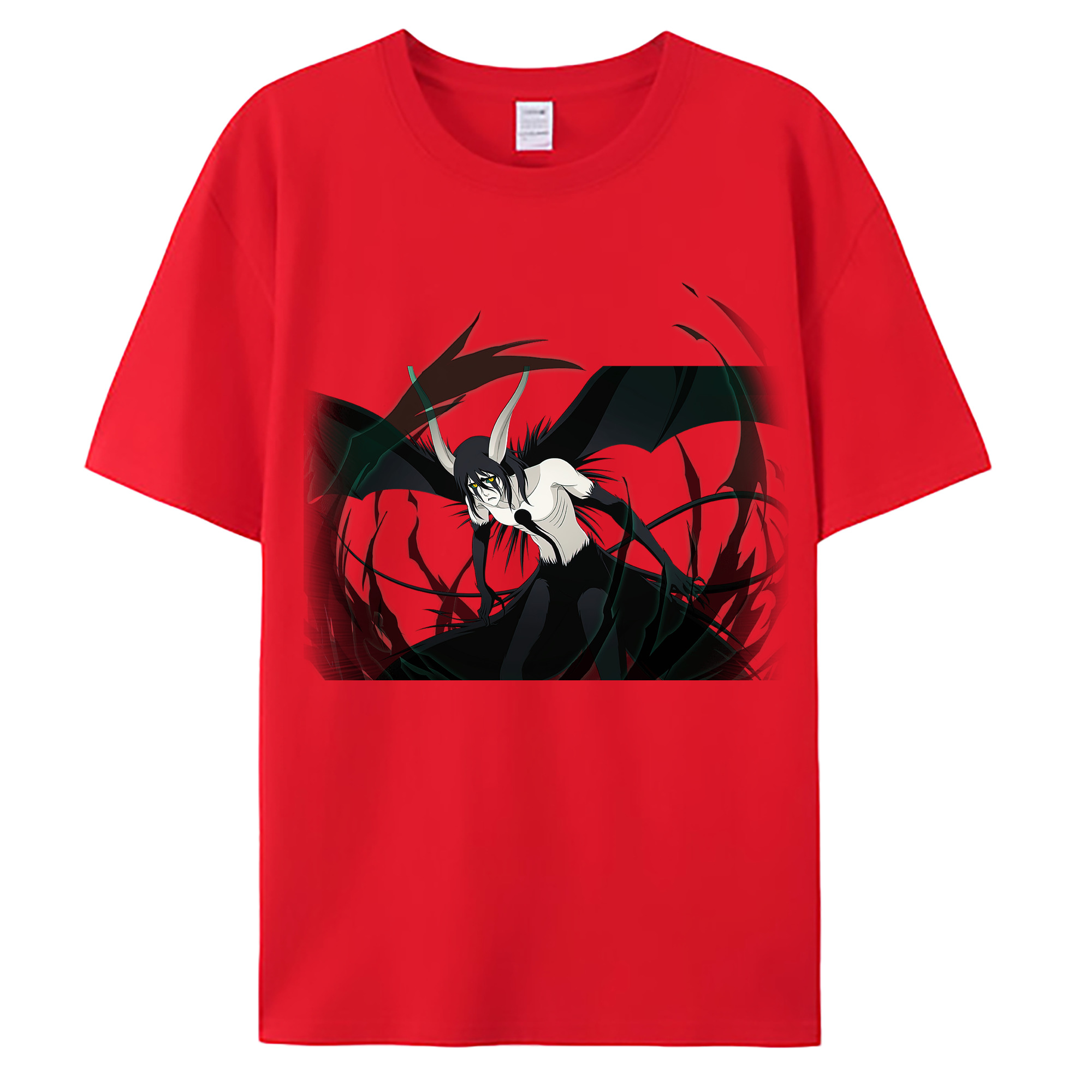 （画像用） ブリーチ ウルキオラ·シファー BLEACH Ulquiorra cifer 綿100％ メンズ半袖Tシャツ｜肌触りやわらか＆通気性