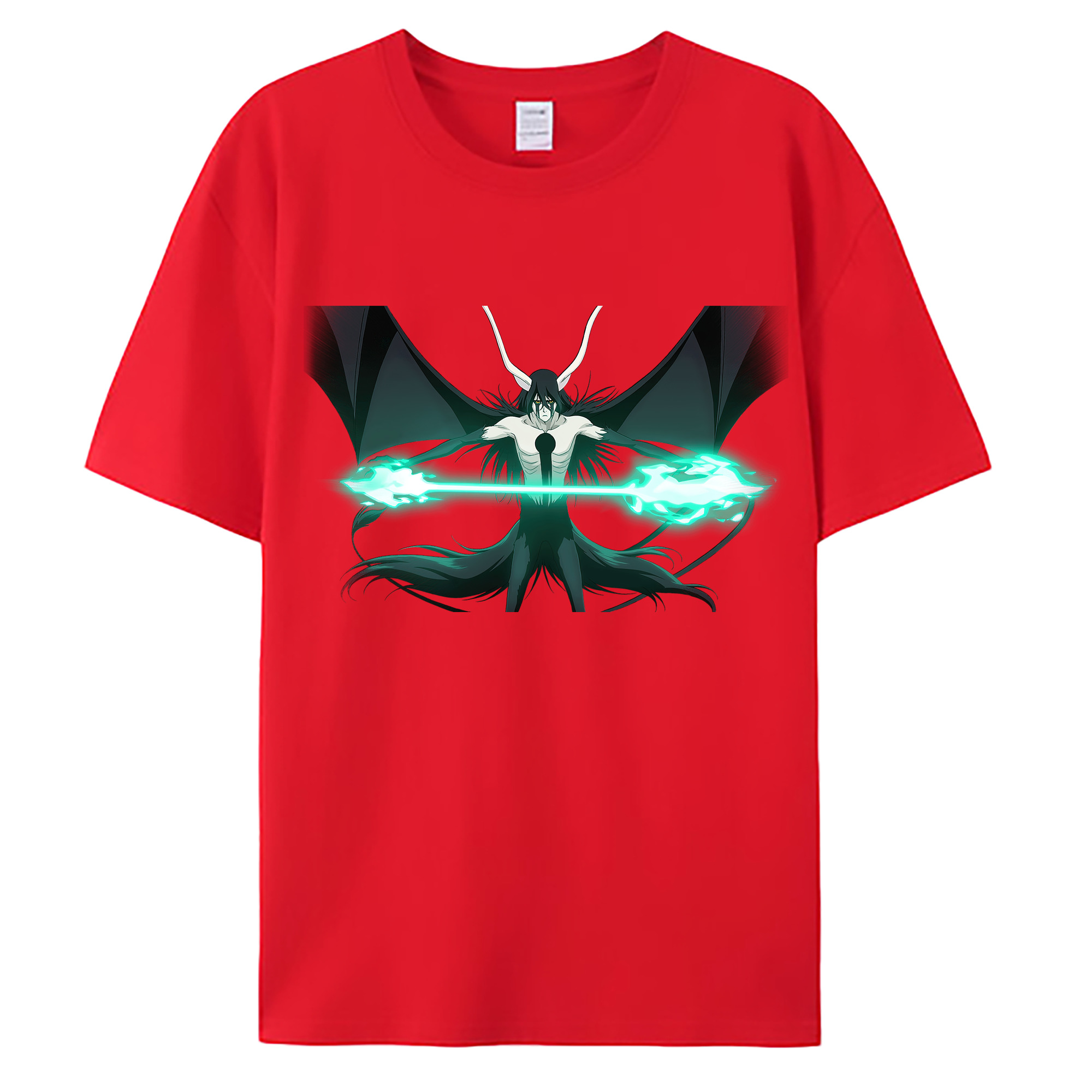 （画像用） ブリーチ ウルキオラ·シファー BLEACH Ulquiorra cifer 綿100％ メンズ半袖Tシャツ｜肌触りやわらか＆通気性