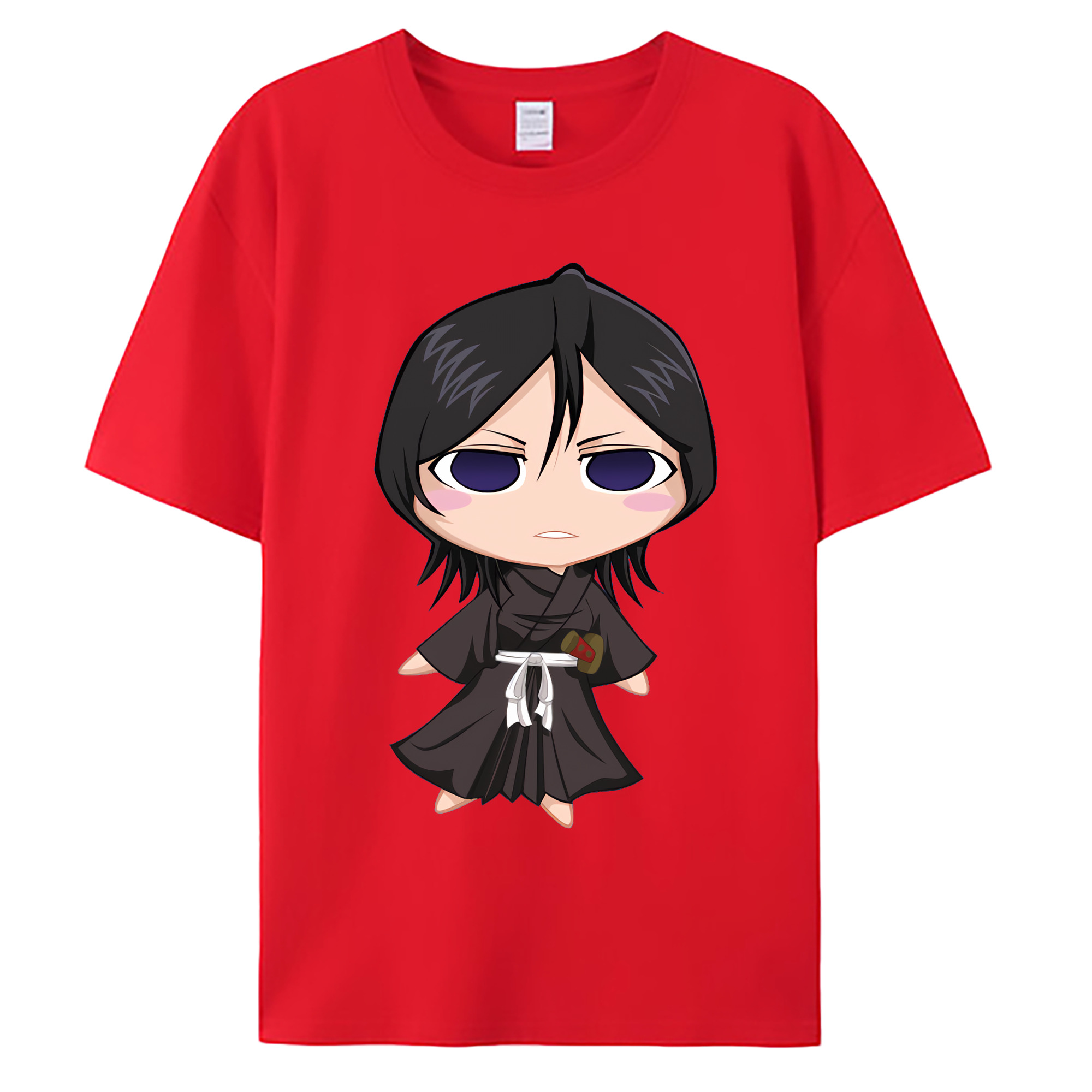 （画像用） ブリーチ 朽木ルキア BLEACH Kuchiki Rukia 綿100％ メンズ半袖Tシャツ｜肌触りやわらか＆通気性