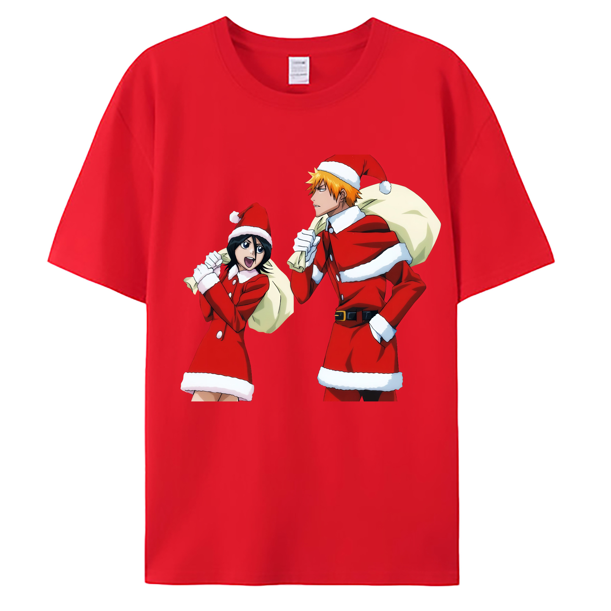 （画像用） ブリーチ 朽木ルキア BLEACH Kuchiki Rukia 綿100％ メンズ半袖Tシャツ｜肌触りやわらか＆通気性