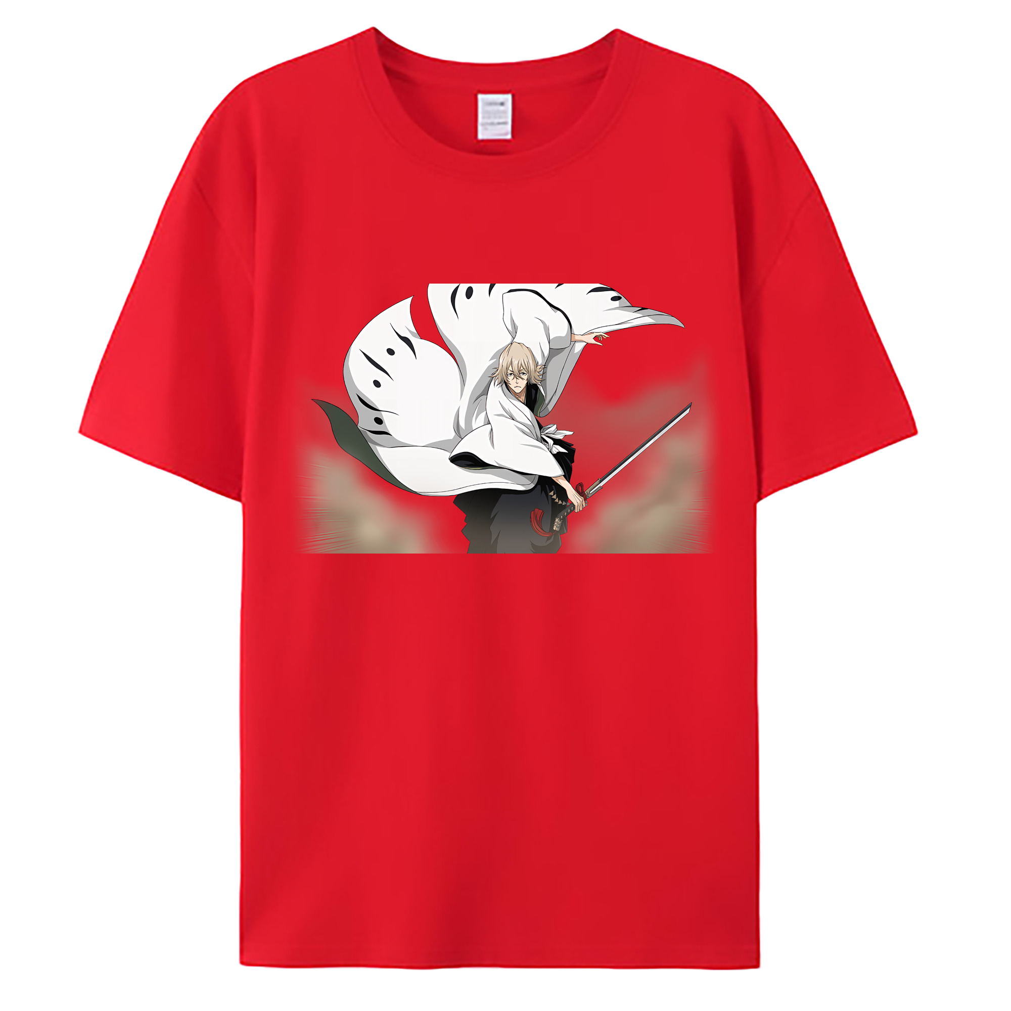 （画像用） "ブリーチ 浦原 喜助（うらはら きすけ） BLEACH Urahara Kisuke " 綿100％ メンズ半袖Tシャツ｜肌触りやわらか＆通気性