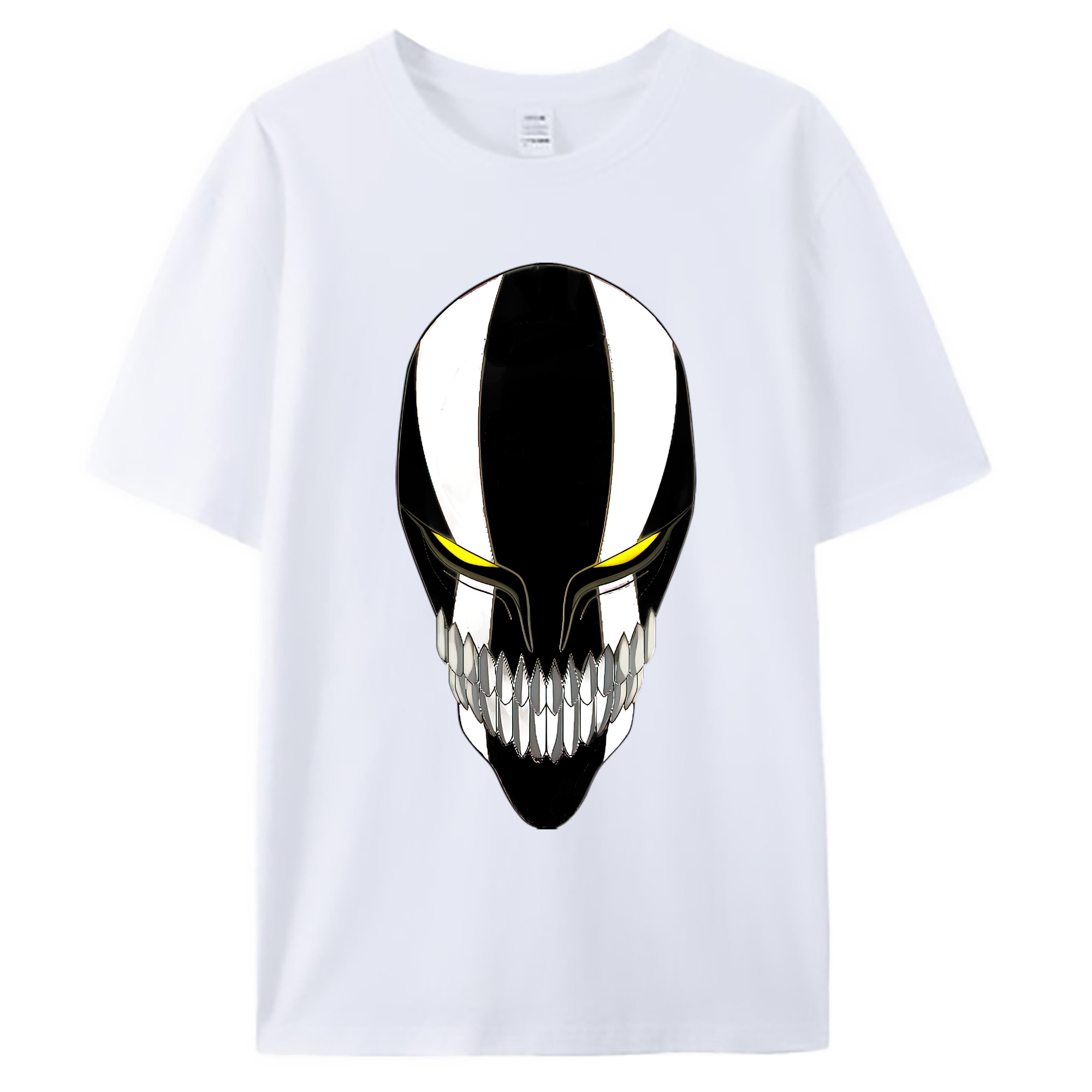 （画像用） ブリーチ 黒崎一護（くろさき いちご）BLEACH Kurosaki Ichigo 綿100％ メンズ半袖Tシャツ｜肌触りやわらか＆通気性