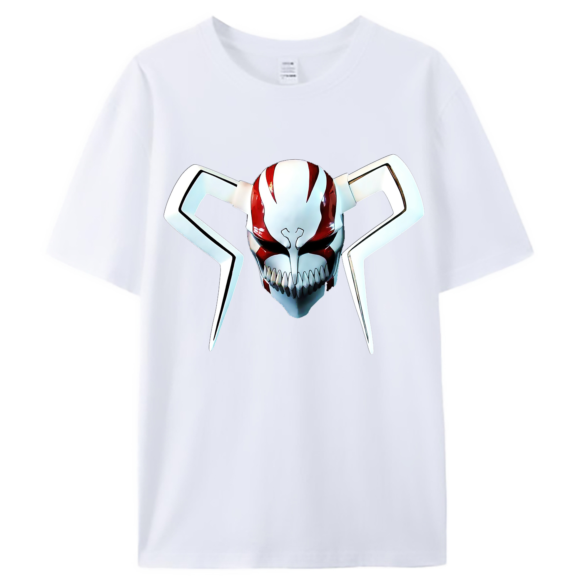 （画像用） ブリーチ 黒崎一護（くろさき いちご）BLEACH Kurosaki Ichigo 綿100％ メンズ半袖Tシャツ｜肌触りやわらか＆通気性