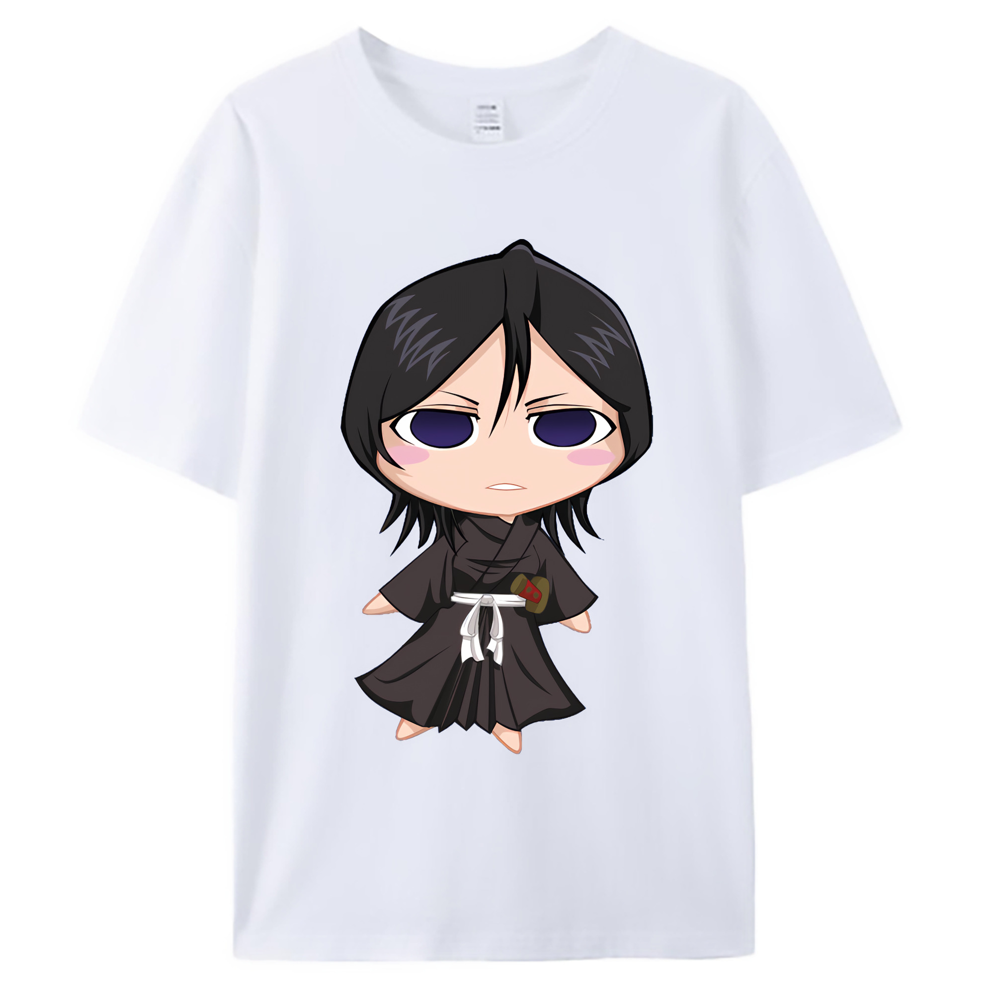 （画像用） ブリーチ 朽木ルキア BLEACH Kuchiki Rukia 綿100％ メンズ半袖Tシャツ｜肌触りやわらか＆通気性