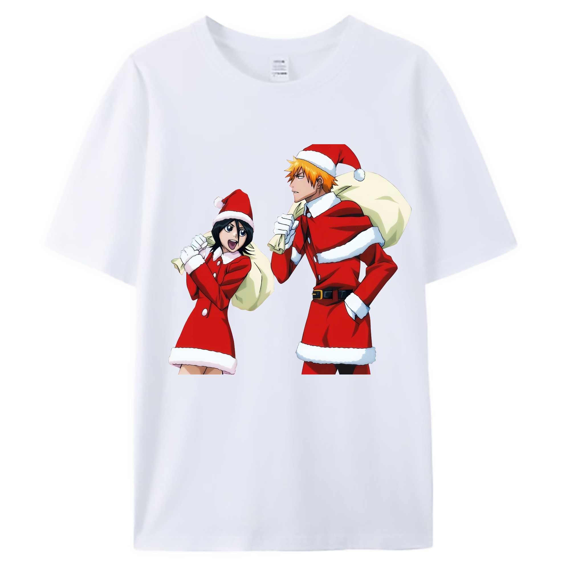 （画像用） ブリーチ 朽木ルキア BLEACH Kuchiki Rukia 綿100％ メンズ半袖Tシャツ｜肌触りやわらか＆通気性