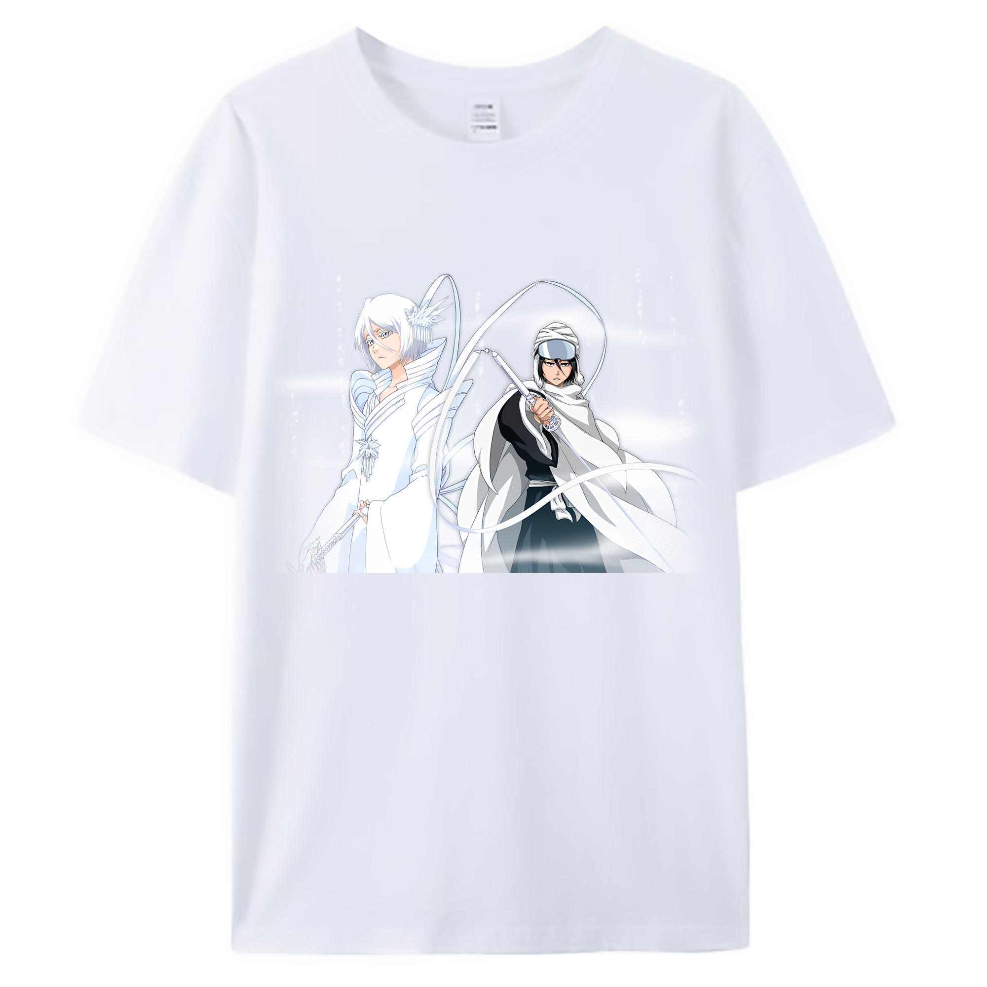 （画像用） ブリーチ 朽木ルキア BLEACH Kuchiki Rukia 綿100％ メンズ半袖Tシャツ｜肌触りやわらか＆通気性