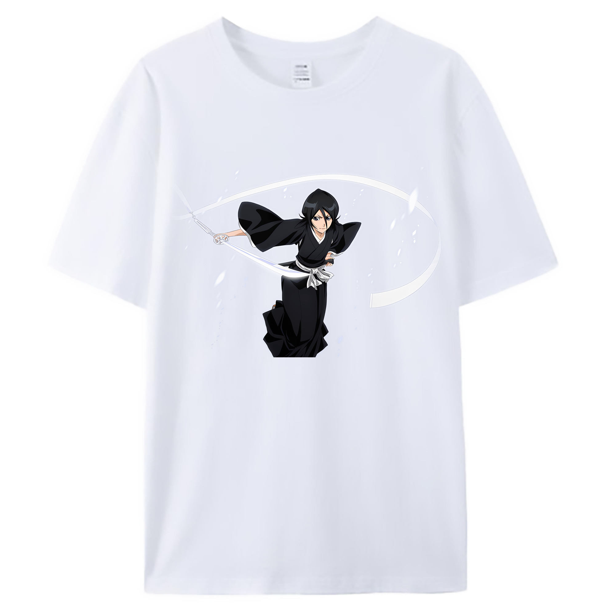 （画像用） ブリーチ 朽木ルキア BLEACH Kuchiki Rukia 綿100％ メンズ半袖Tシャツ｜肌触りやわらか＆通気性