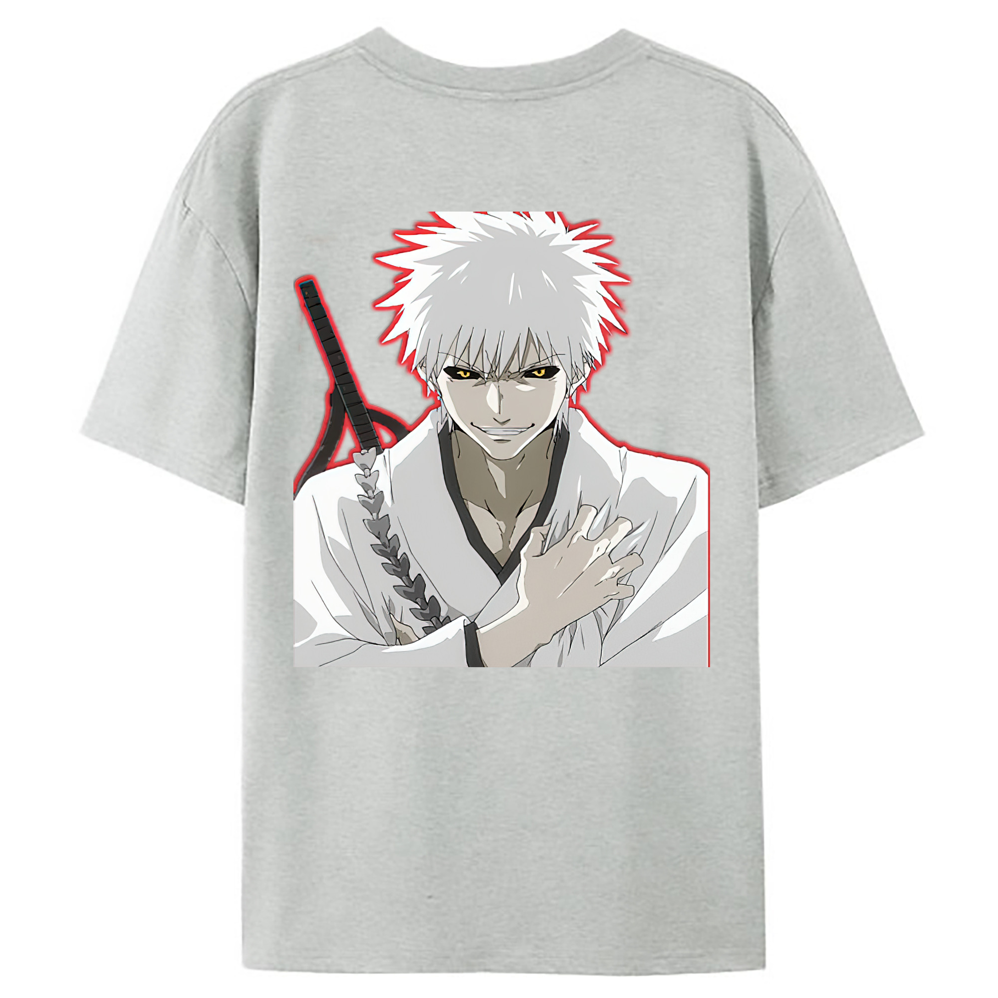 （画像用） ブリーチ 黒崎一護（くろさき いちご）BLEACH Kurosaki Ichigo レディース半袖Tシャツ(バックプリント)