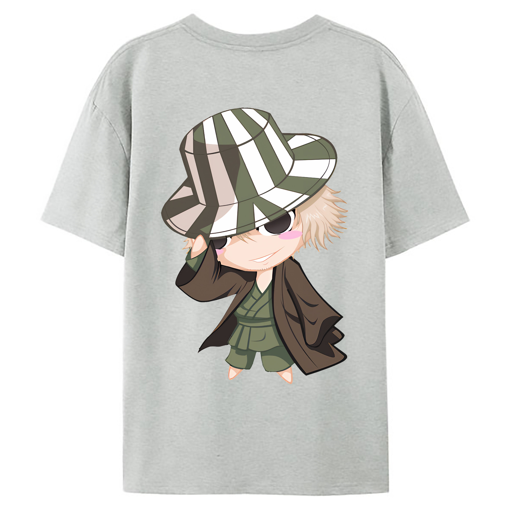 （画像用） "ブリーチ 浦原 喜助（うらはら きすけ） BLEACH Urahara Kisuke " レディース半袖Tシャツ(バックプリント)