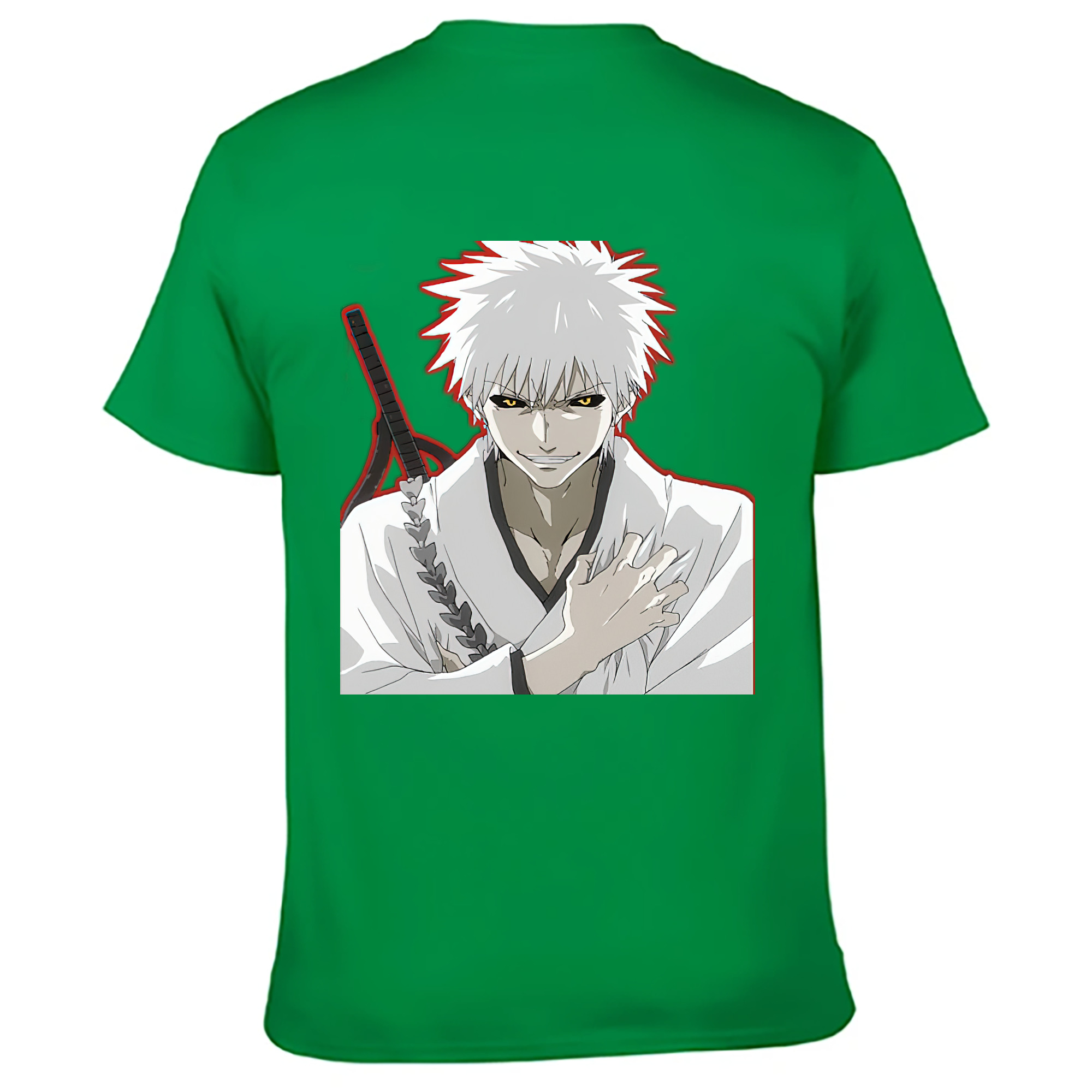（画像用） ブリーチ 黒崎一護（くろさき いちご）BLEACH Kurosaki Ichigo レディース半袖Tシャツ(バックプリント)