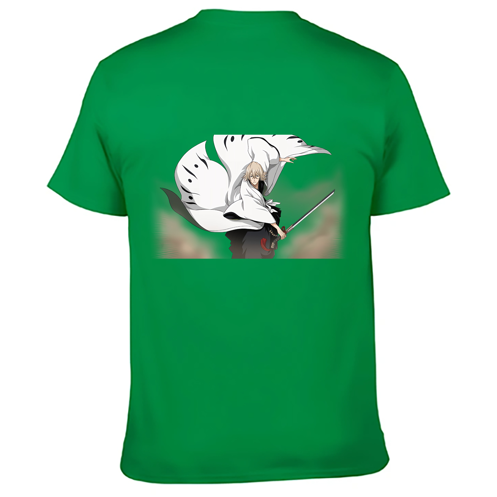 （画像用） "ブリーチ 浦原 喜助（うらはら きすけ） BLEACH Urahara Kisuke " レディース半袖Tシャツ(バックプリント)