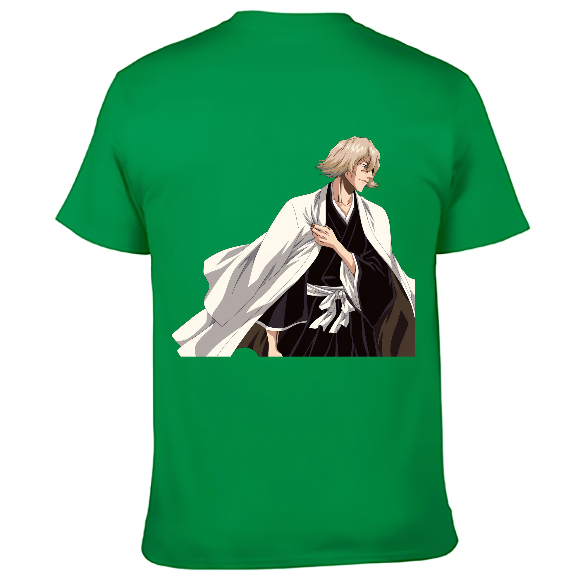 （画像用） "ブリーチ 浦原 喜助（うらはら きすけ） BLEACH Urahara Kisuke " レディース半袖Tシャツ(バックプリント)